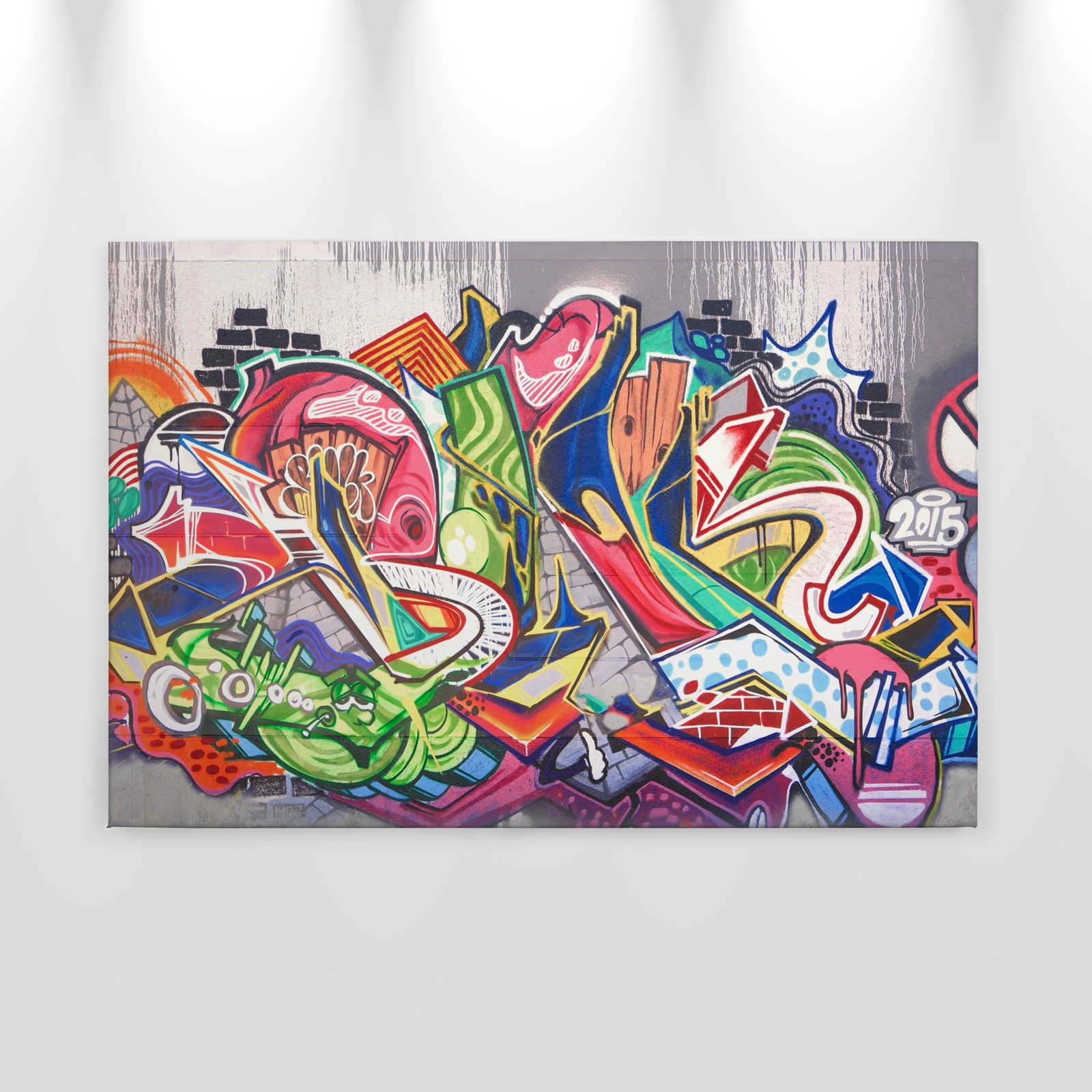            Urbane Graffiti Wand Leinwand – 0,90 m x 0,60 m
        