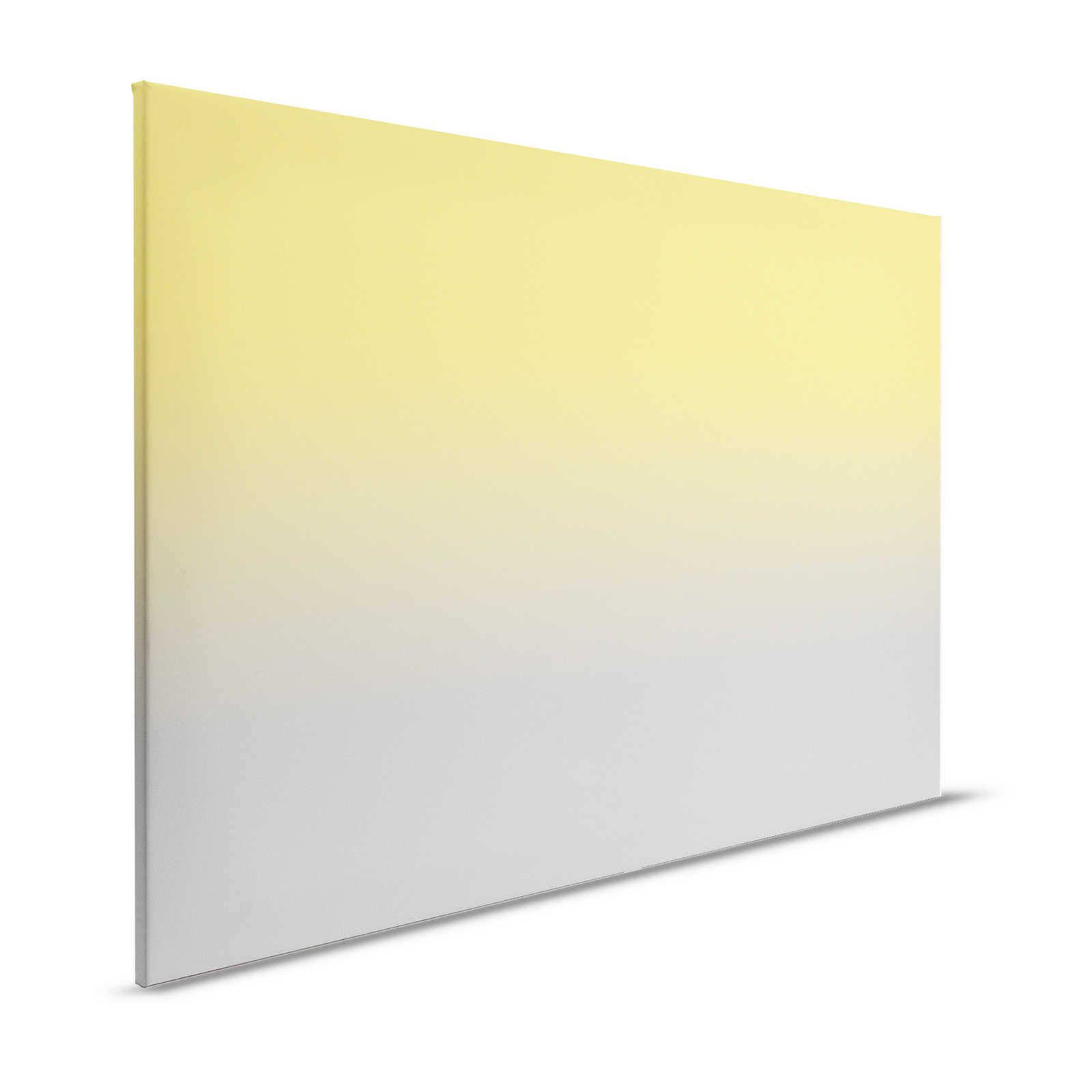 Colour Studio 1 - Leinwandbild Gelb & Grau Trendfarben Ombre Effekt – 1,20 m x 0,80 m
