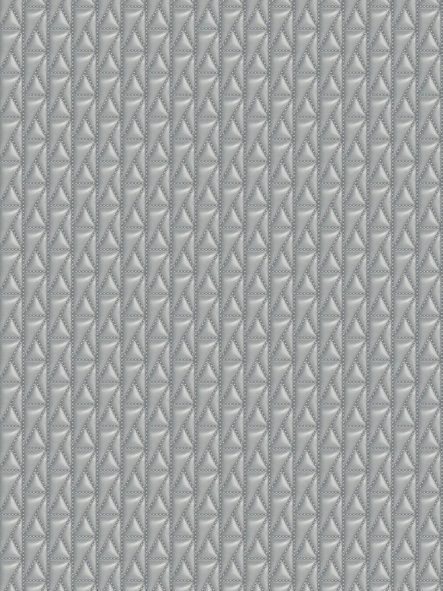 Vliestapete Karl LAGERFELD Quilt Taschen Design – Grau
