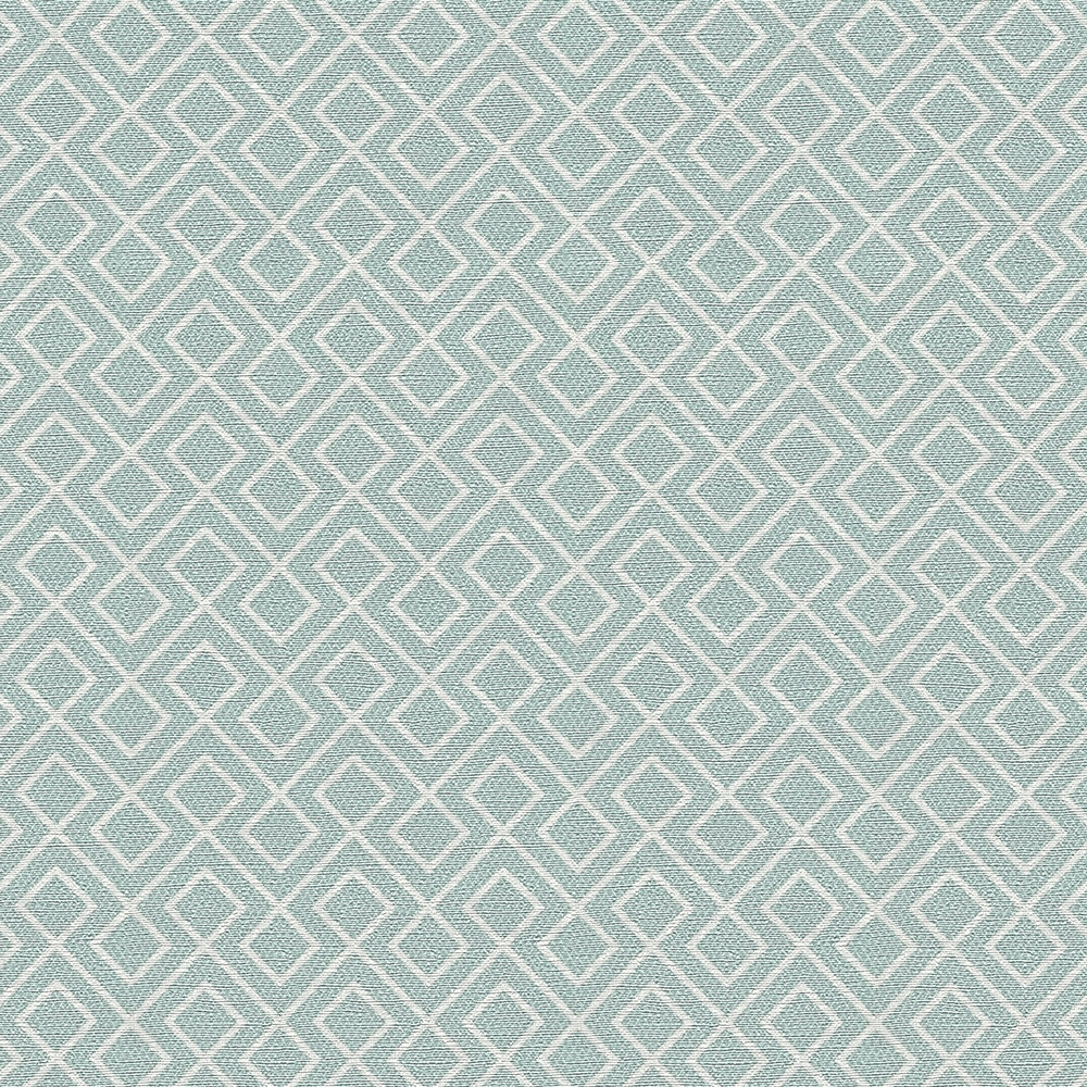             Vliestapete mit graphischem Muster im Scandi Stil – Blau
        