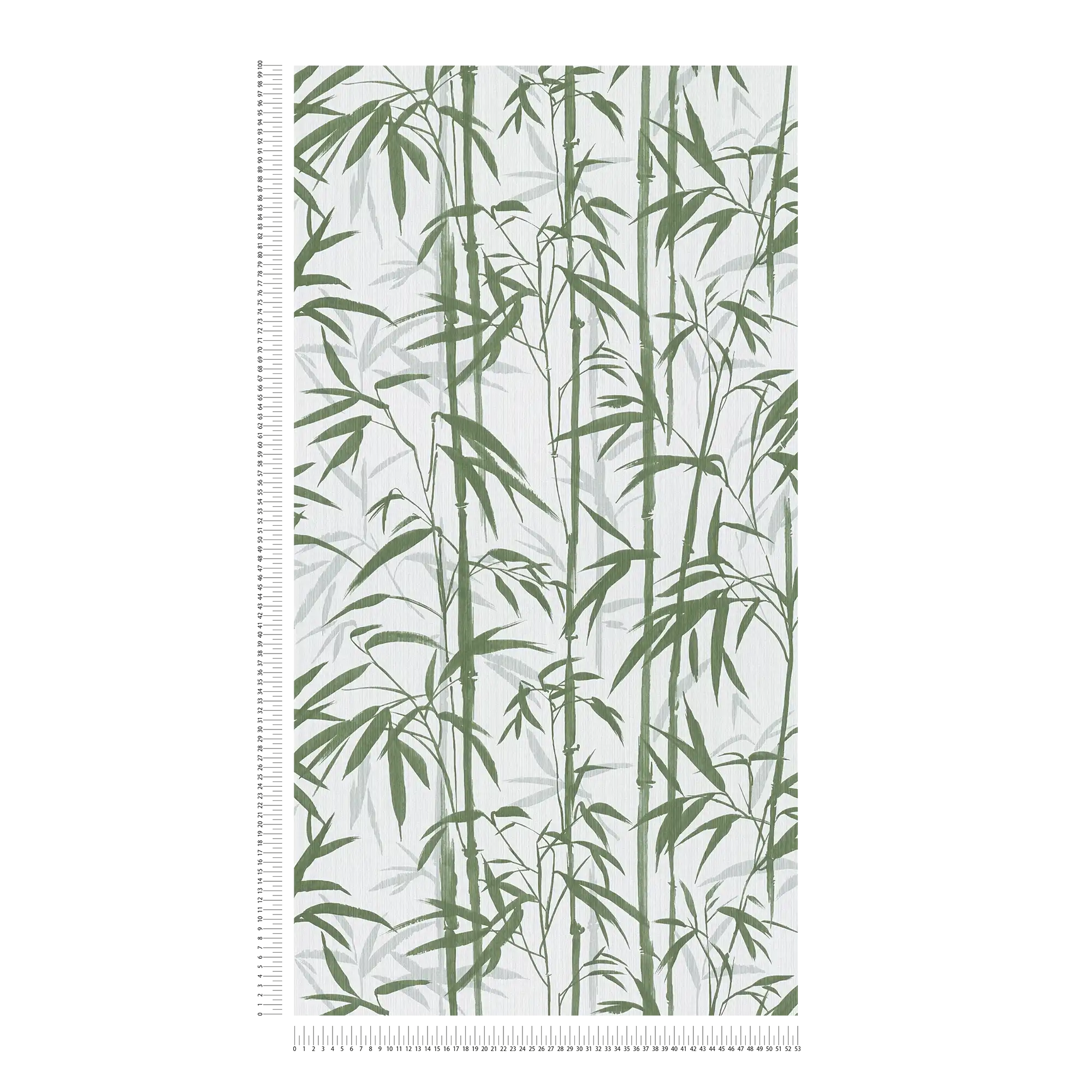             MICHALSKY Vliestapete natürliches Bambus Muster – Creme, Grün
        