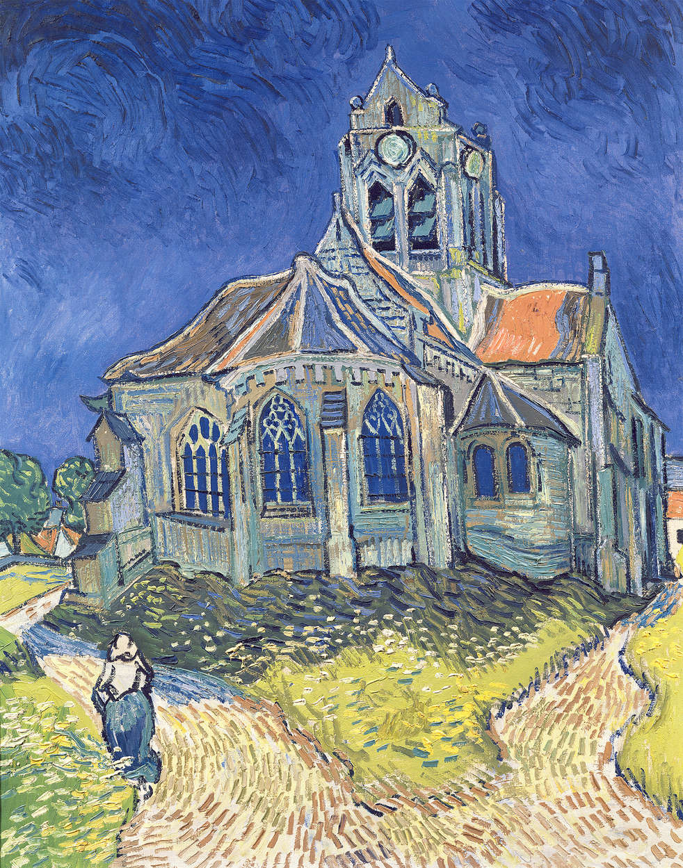             Fototapete "Die Kirche in Auvers" von Vincent van Gogh
        