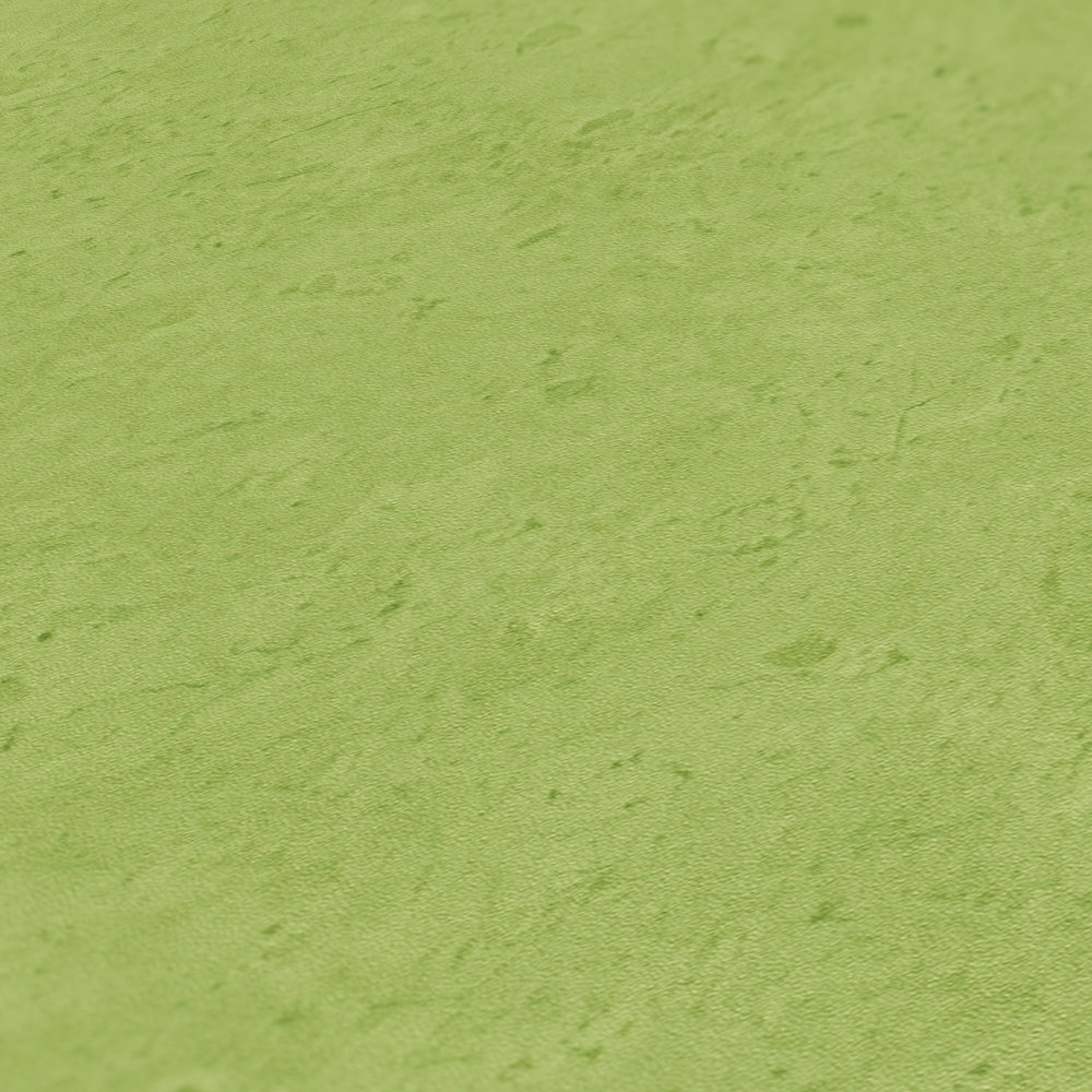             Limettengrüne Betonoptik Tapete – Grün
        