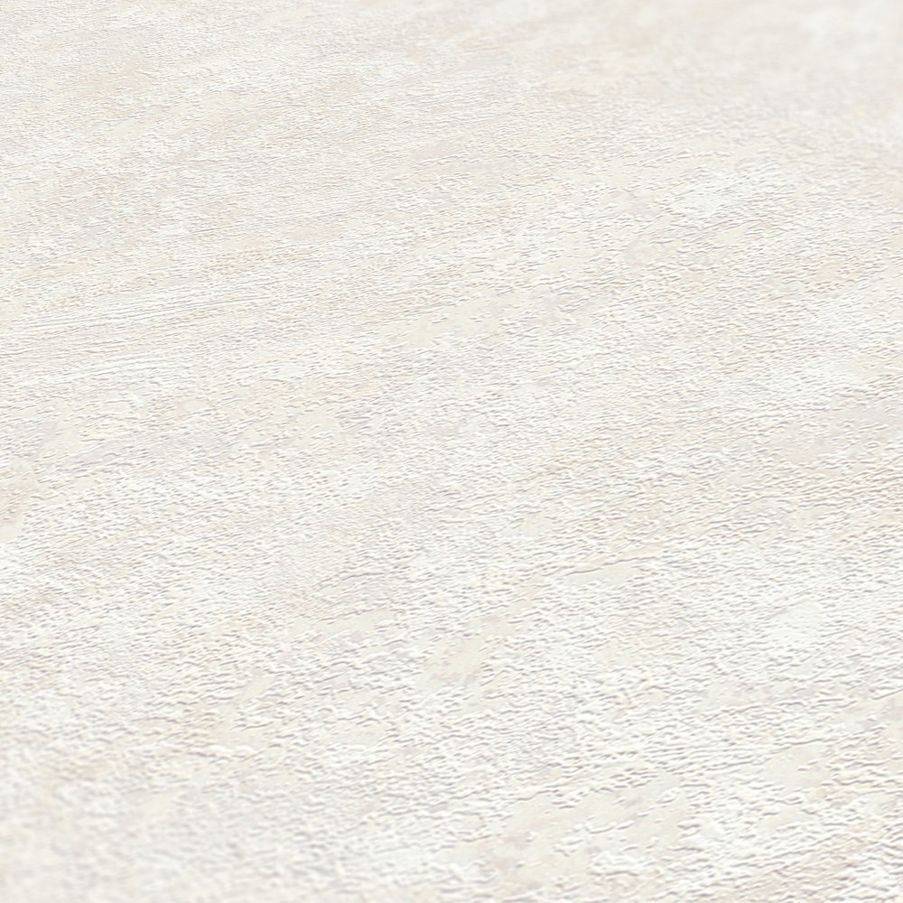             Helle Vliestapete mit Strukturmuster – Creme, Weiß
        
