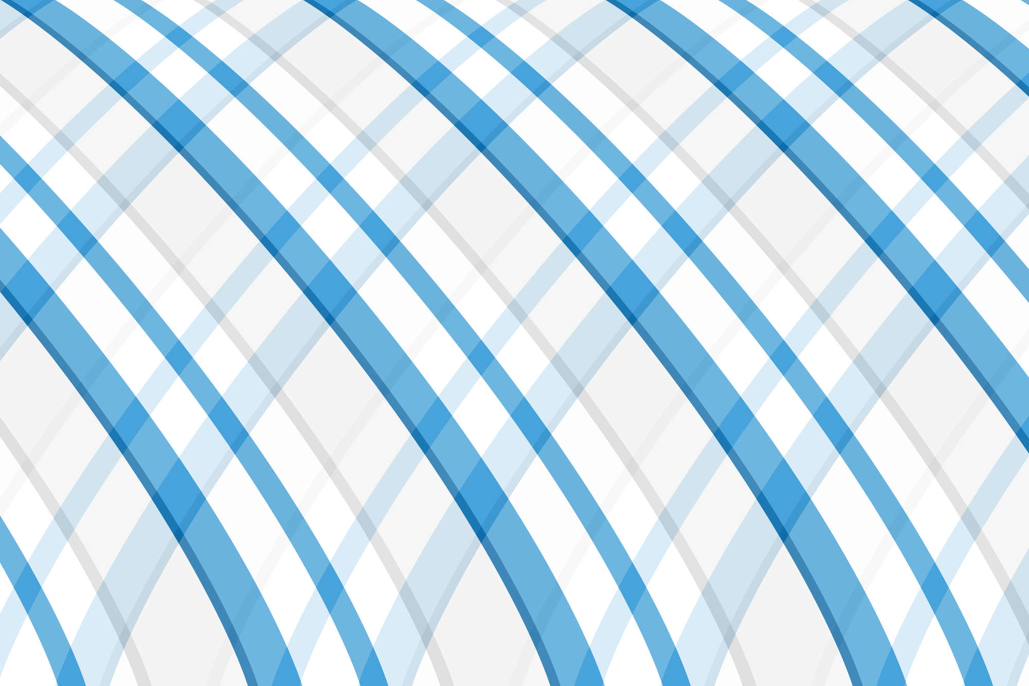            Design Fototapete mit abgerundeten Streifen blau auf Perlmutt Glattvlies
        