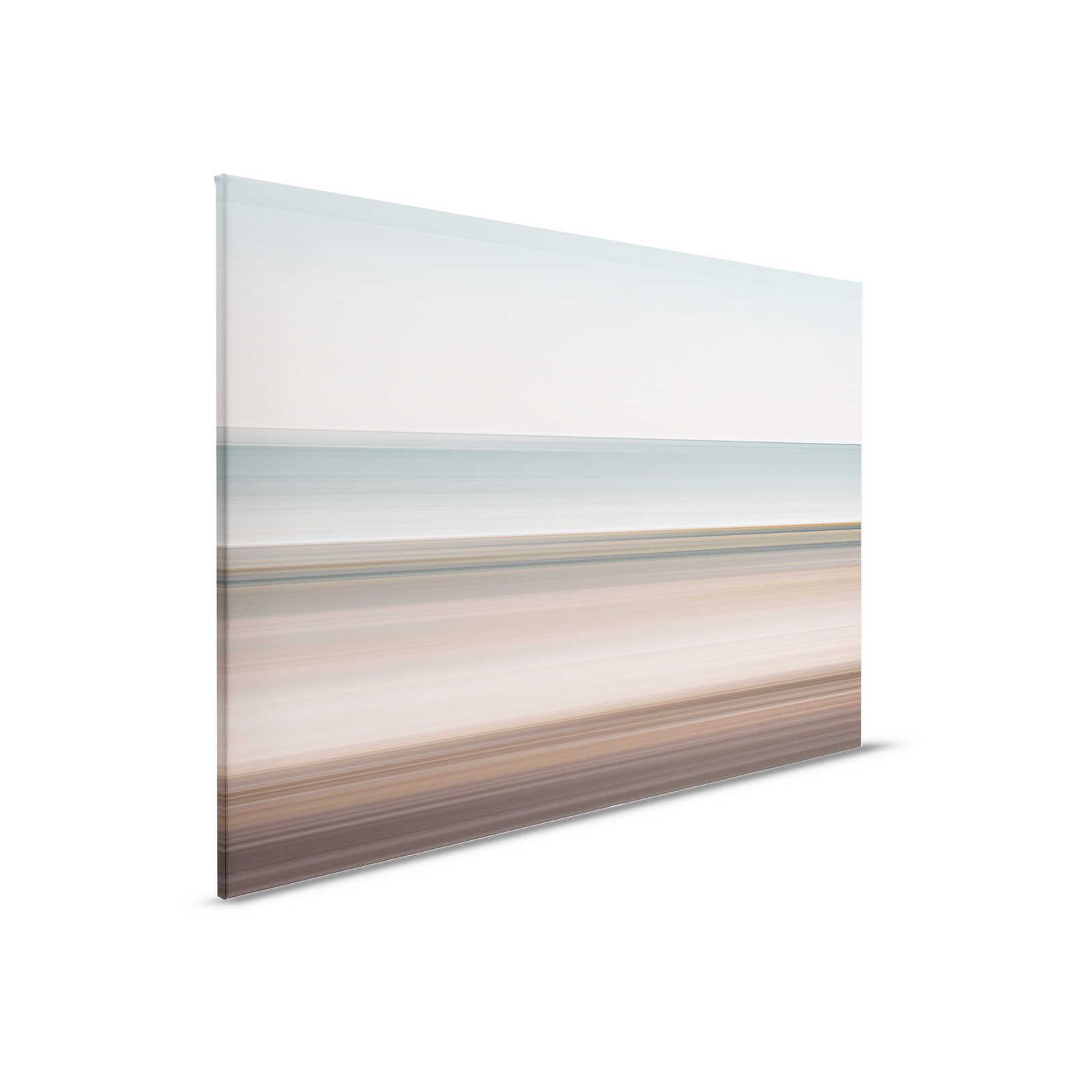         Horizon 2 - Leinwandbild abstrakte Landschaft mit Liniendesign – 0,90 m x 0,60 m
    