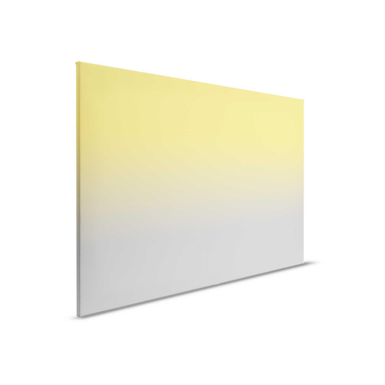         Colour Studio 1 - Leinwandbild Gelb & Grau Trendfarben Ombre Effekt – 0,90 m x 0,60 m
    