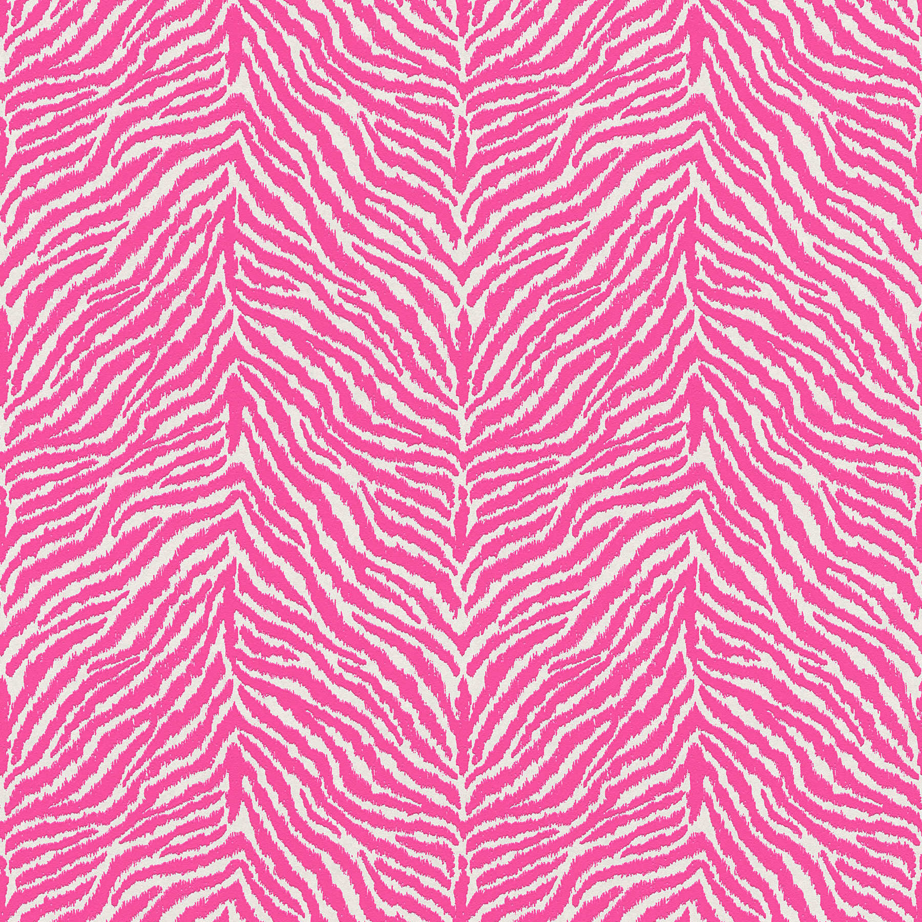         Animal Print Vliestapete Zebra-Muster – Rosa, Weiß
    
