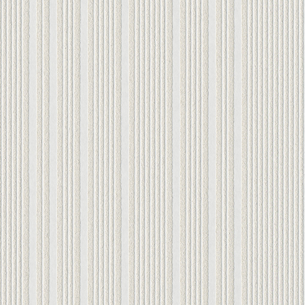             Überstreichbare Vliestapete mit Linienmuster – Weiß
        
