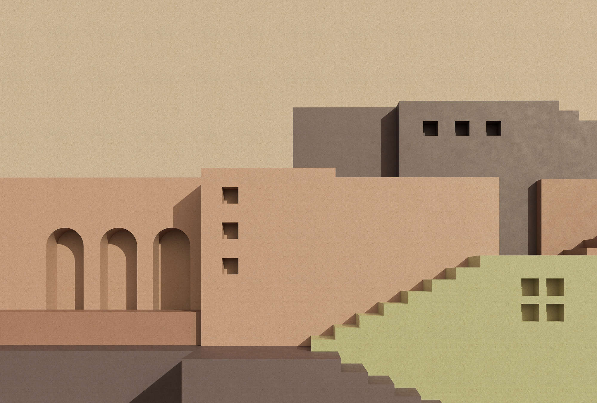             Tanger 2 – Fototapete Architektur Dessert Design abstrakt
        