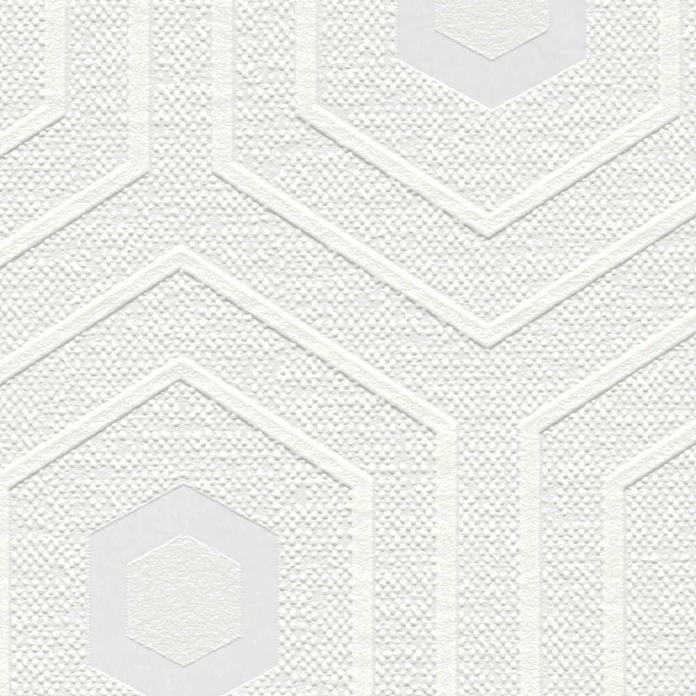             Vliestapete überstreichbar mit grafischen Muster – Überstreichbar
        