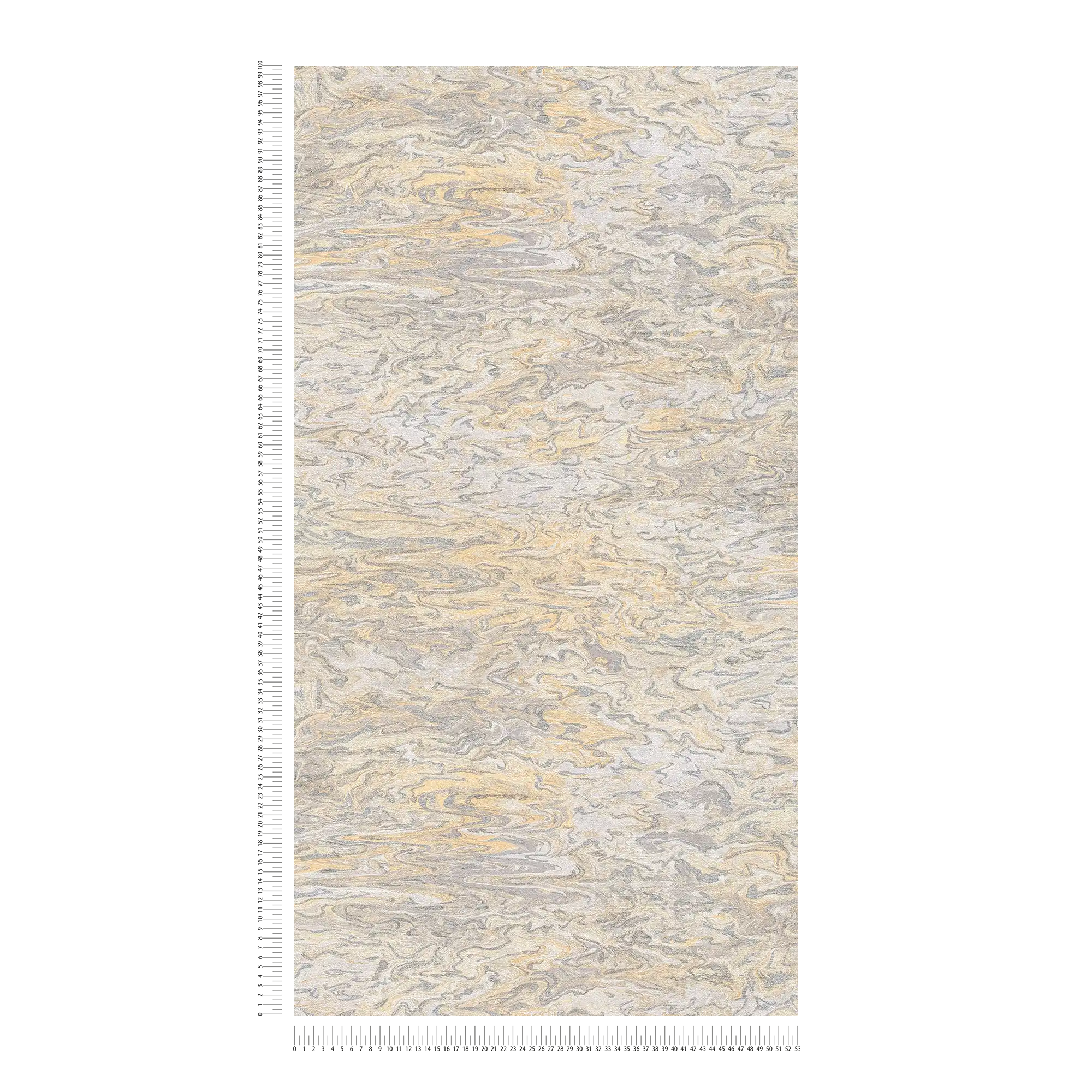             Marmorierte Tapete abstraktes Design – Beige, Grau, Creme
        