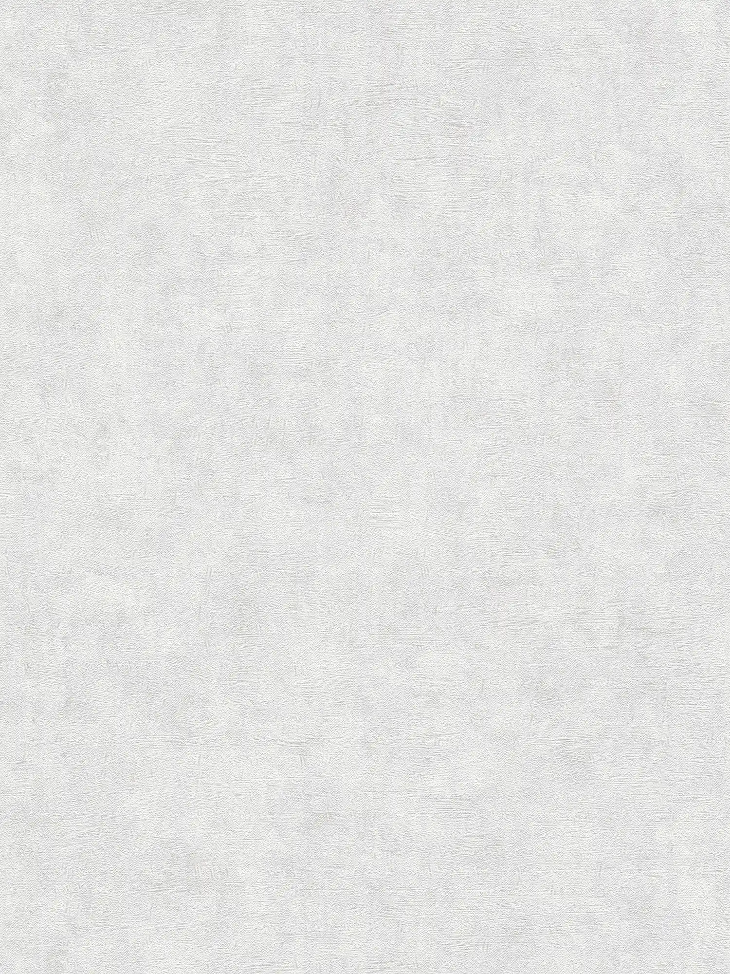 Vliestapete mit Strukturmuster Uni – Weiß, Grau
