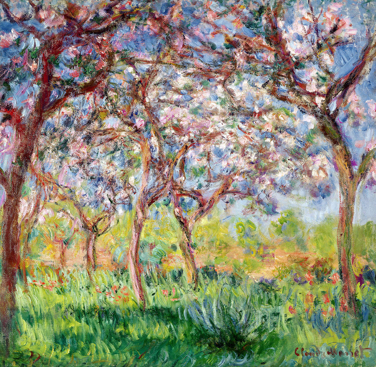             Fototapete "Frühling in Giverny" von Claude Monet
        