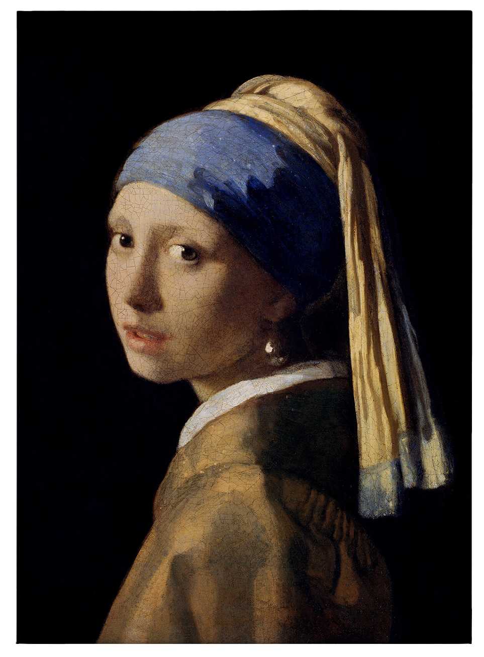             Leinwandbild "Das Mädchen mit dem Perlenohrring" von Dürer – 0,50 m x 0,70 m
        