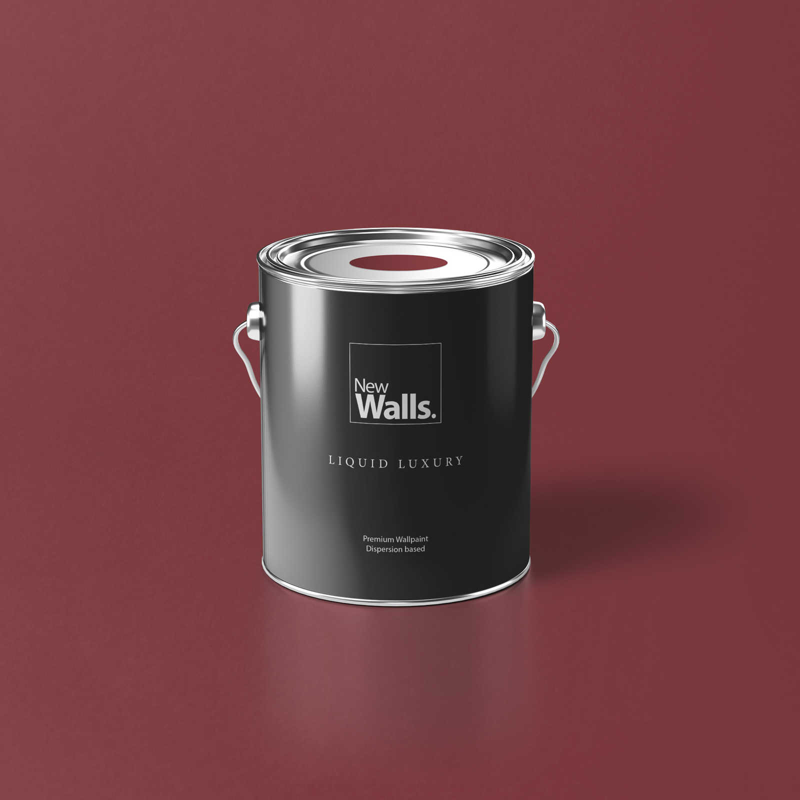 Premium Wandfarbe warmherziges Kirschrot »Luxury Lipstick« NW1006 – 2,5 Liter

