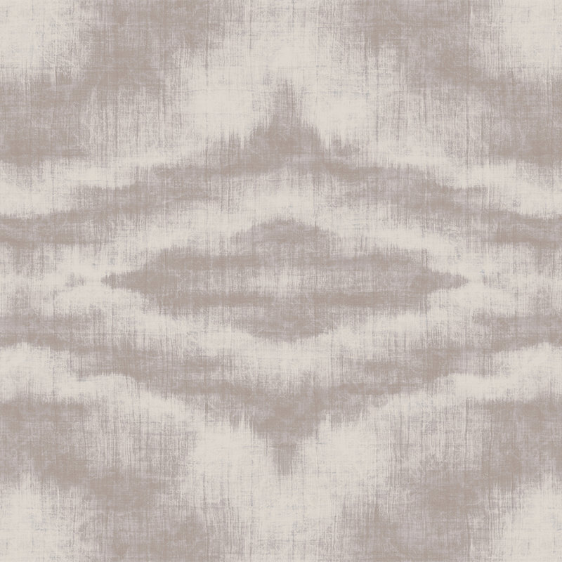         Fototapete abstraktes Ikkat-Muster mit Textileffekt – Grau
    