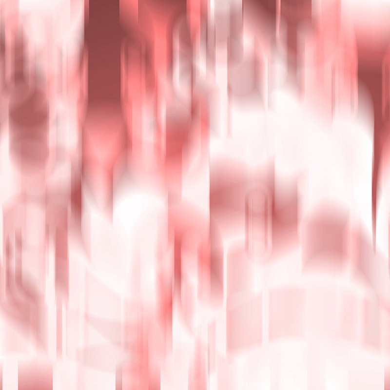         Moderne Fototapete abstraktes & verwischtes Design – Rosa, Rot, Weiß
    