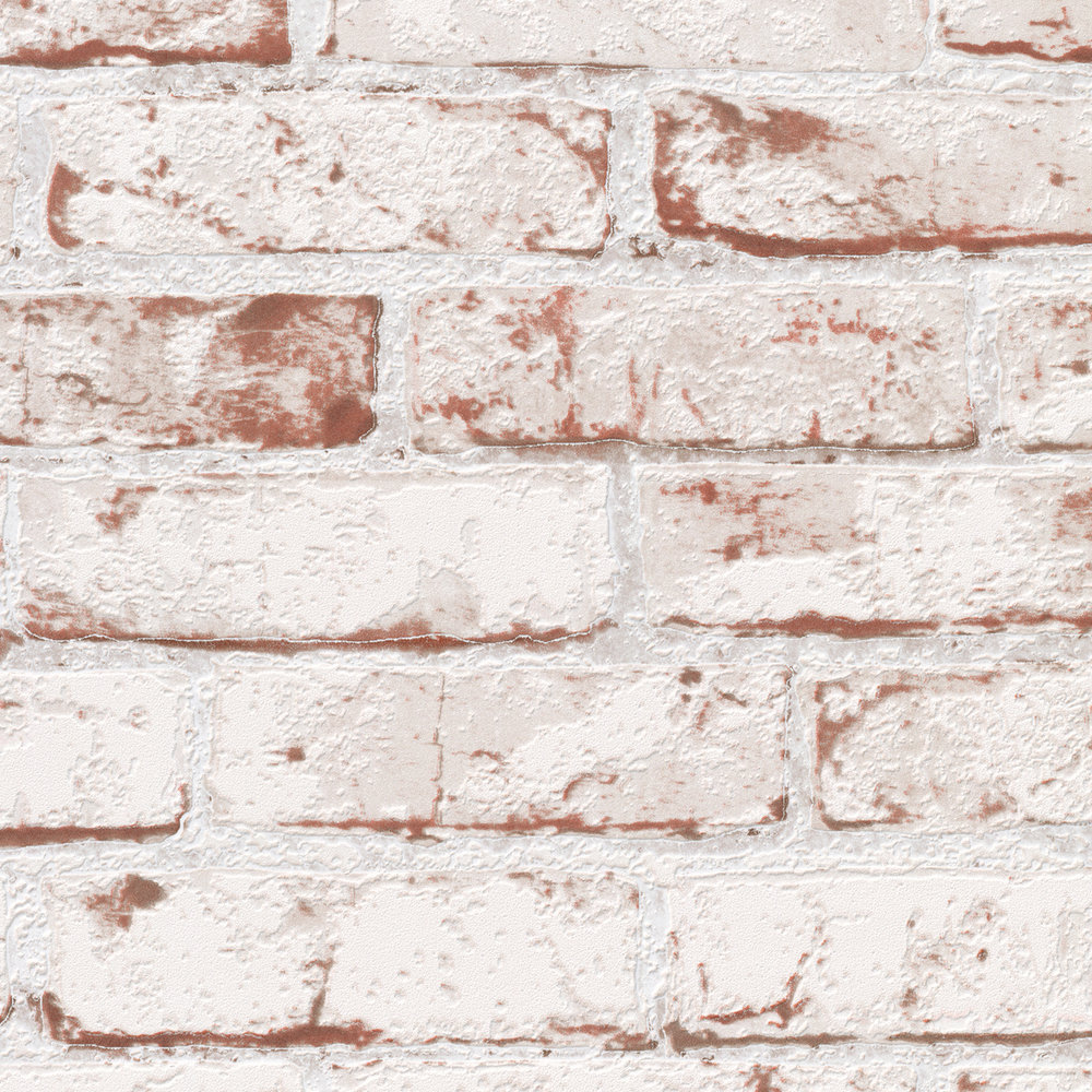             Steinoptik Vliestapete Ziegelmauer 3D – Weiß
        