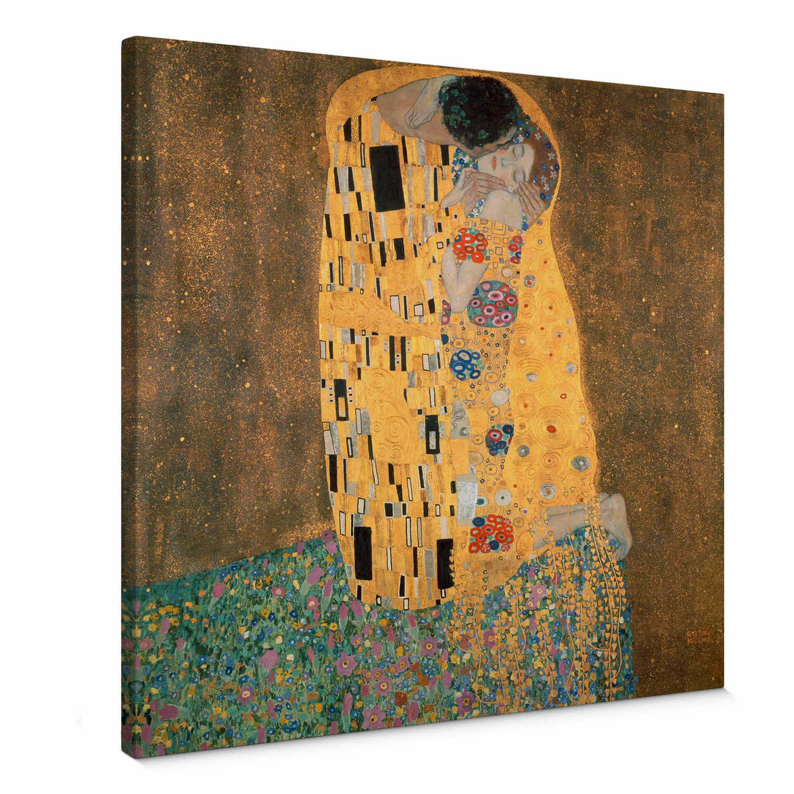         Leinwandbild "Der Kuss" von Gustav Klimt – 0,50 m x 0,50 m
    