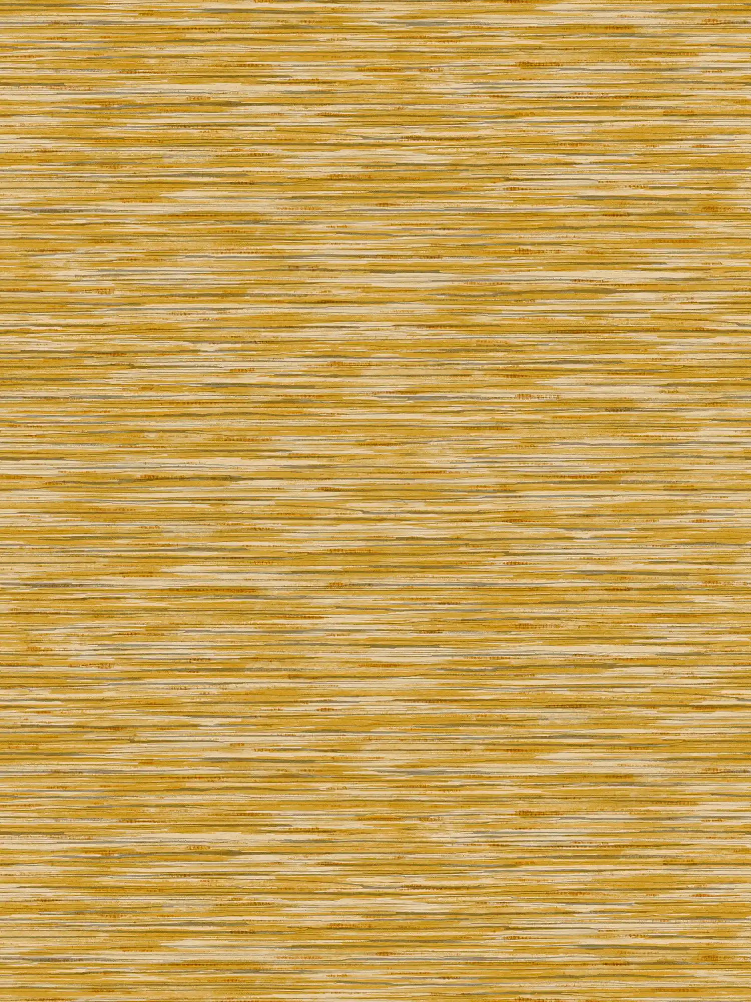 Melierte Mustertapete mit natürlicher Farbschraffur – Gelb
