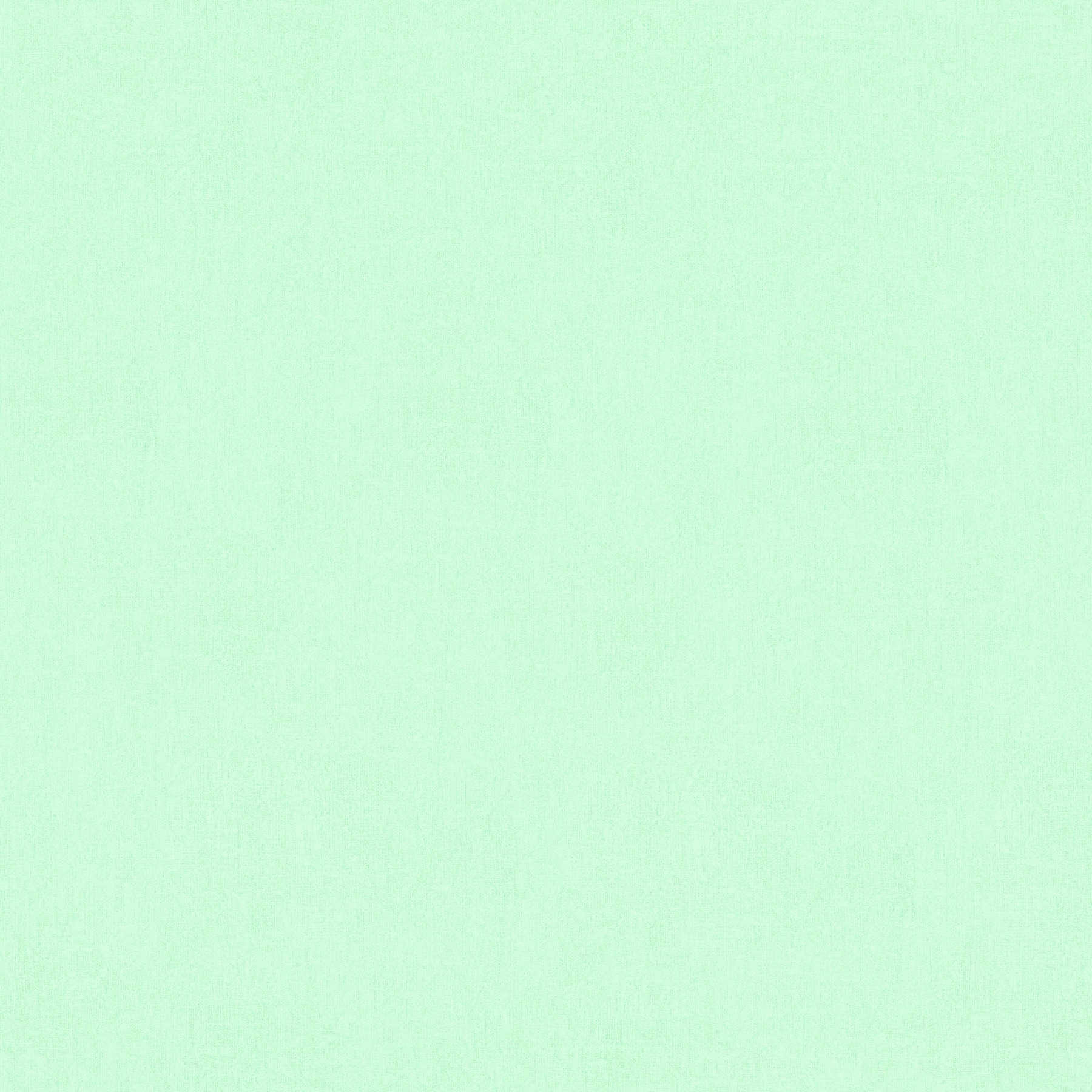 Pastellgrüne Vliestapete einfarbig für Kinderzimmer – Grün
