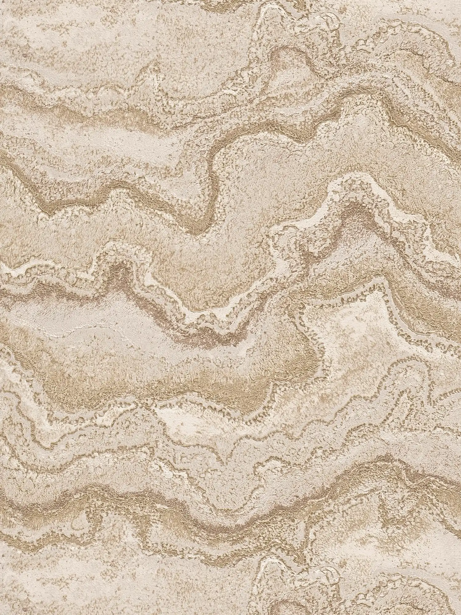         Marmorierte Vliestapete mit Struktur – Grau, Gold
    