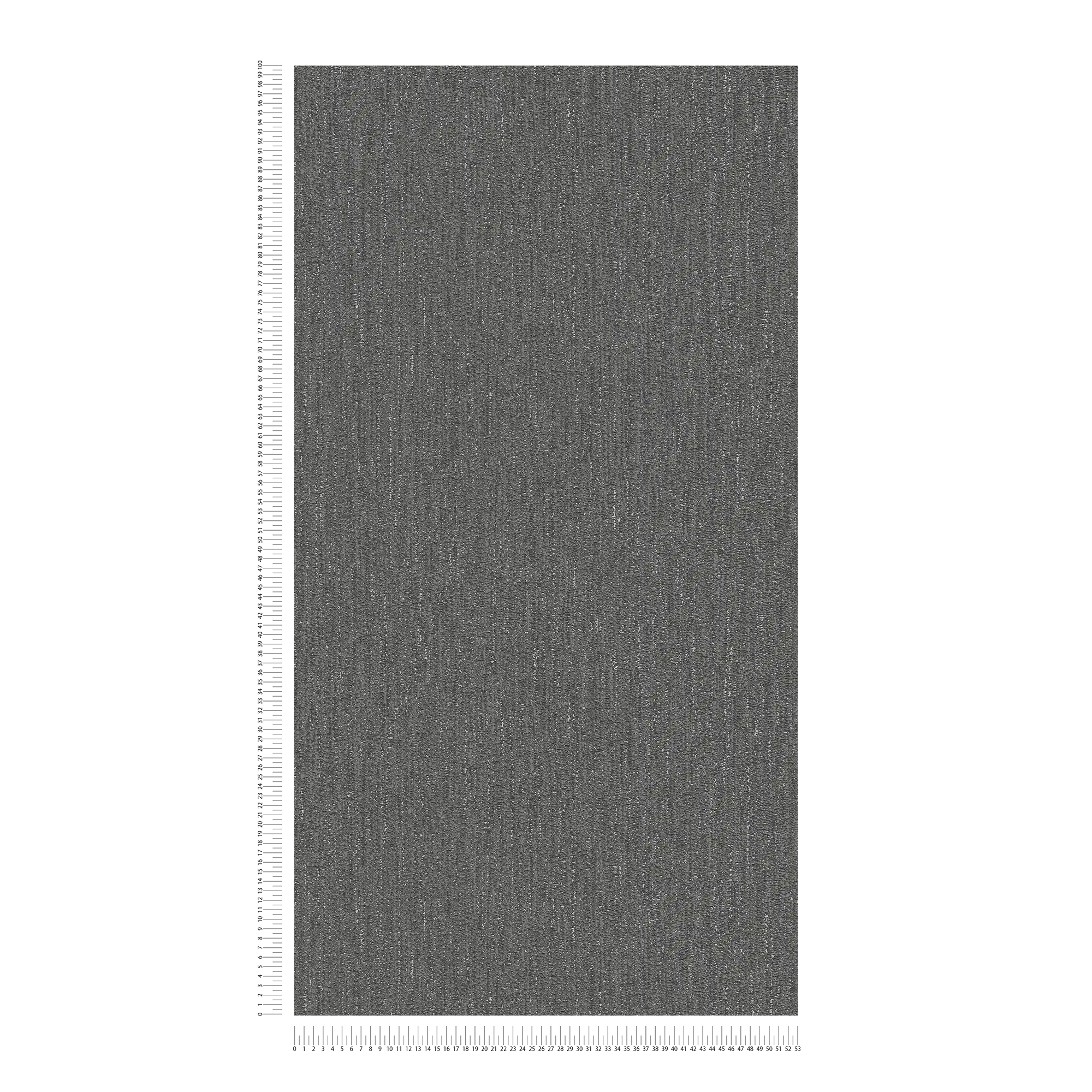             Leicht glänzende Tapete mit Gewebe Struktur – Schwarz, Grau, Silber
        