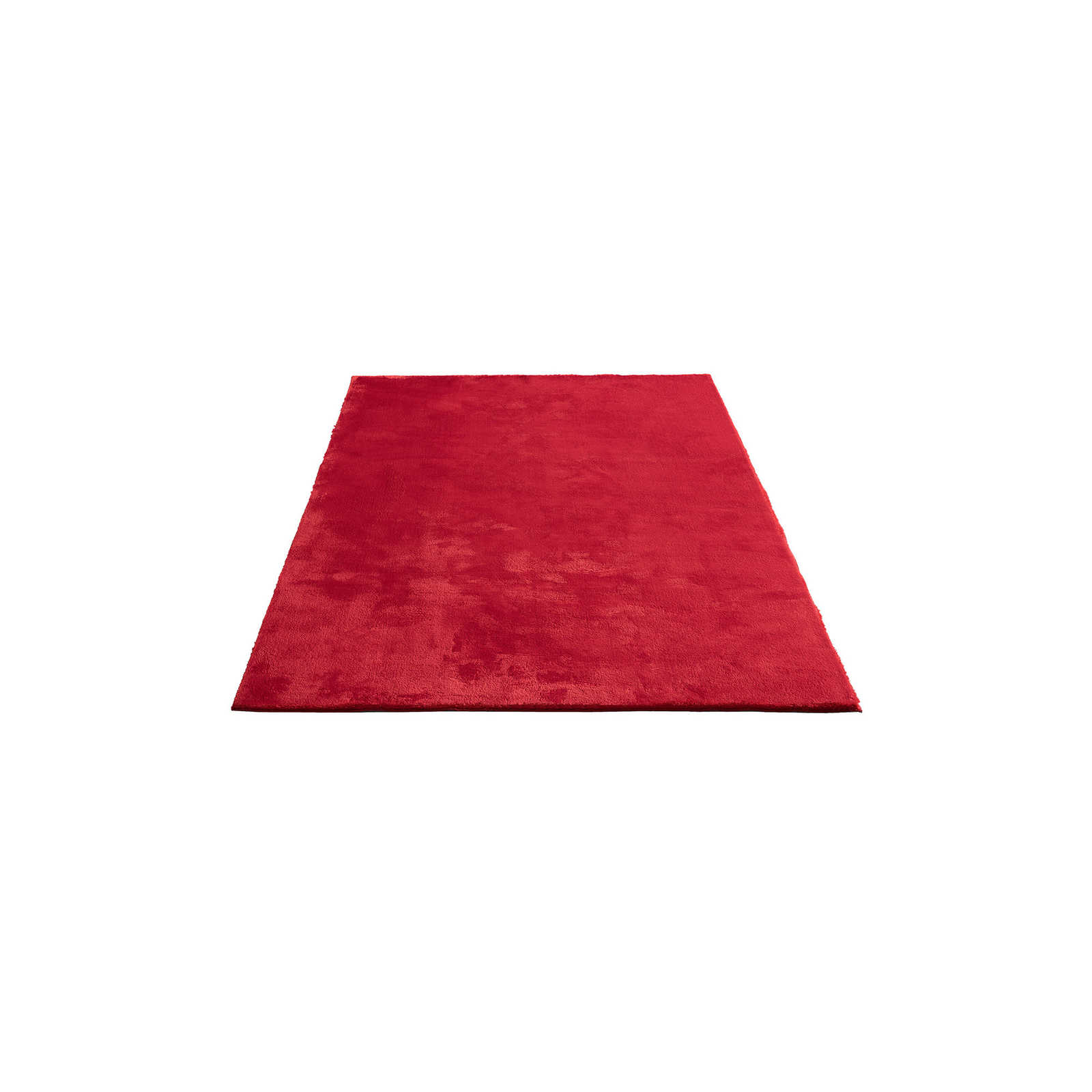 Besonders weicher Hochflor Teppich in Rot – 170 x 120 cm

