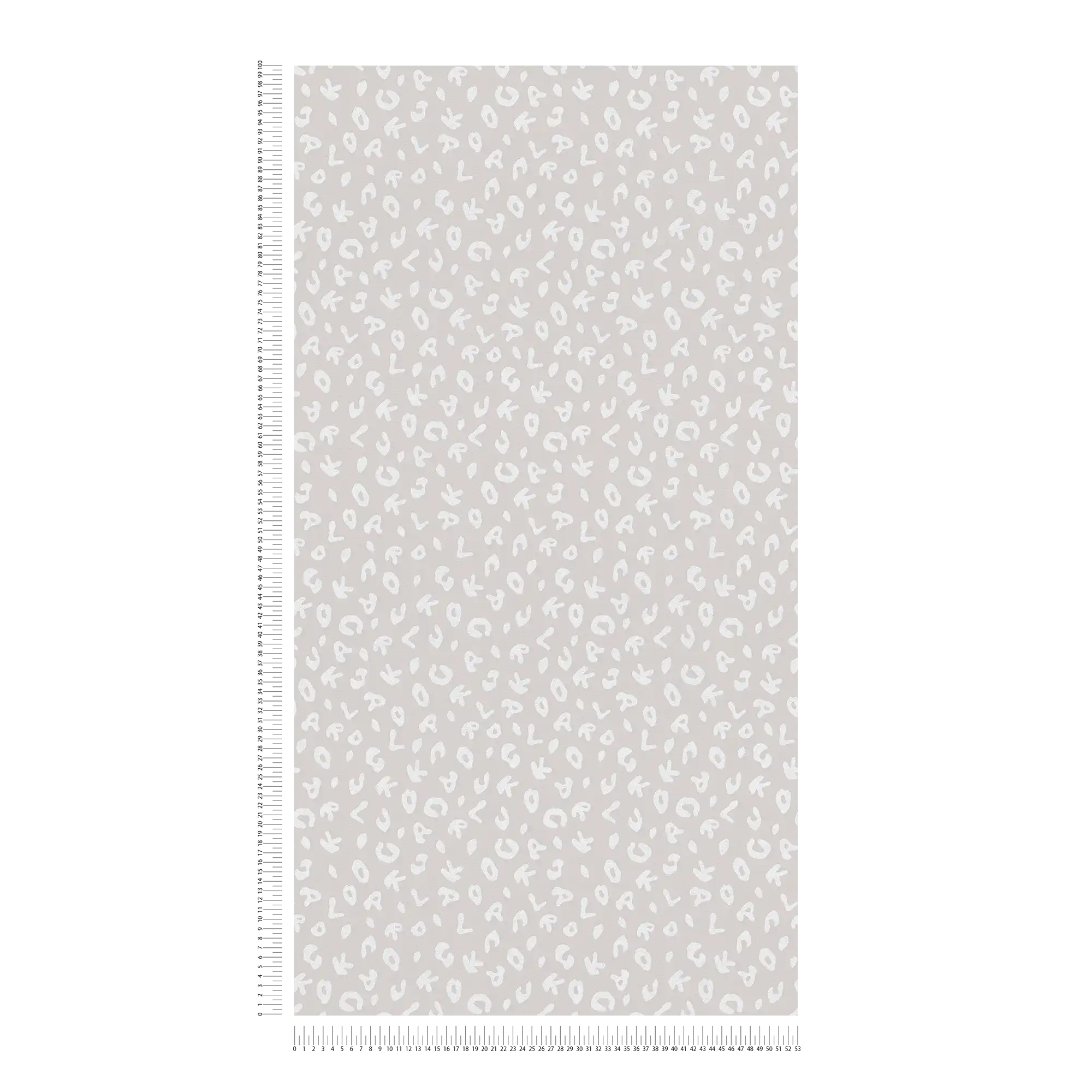             Karl LAGERFELD Tapete im Leoparden Print Stil – Grau, Metallic
        
