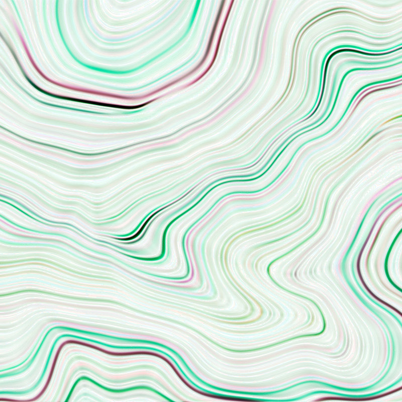        Fototapete Linien im Batik Look – Grün, Weiß
    