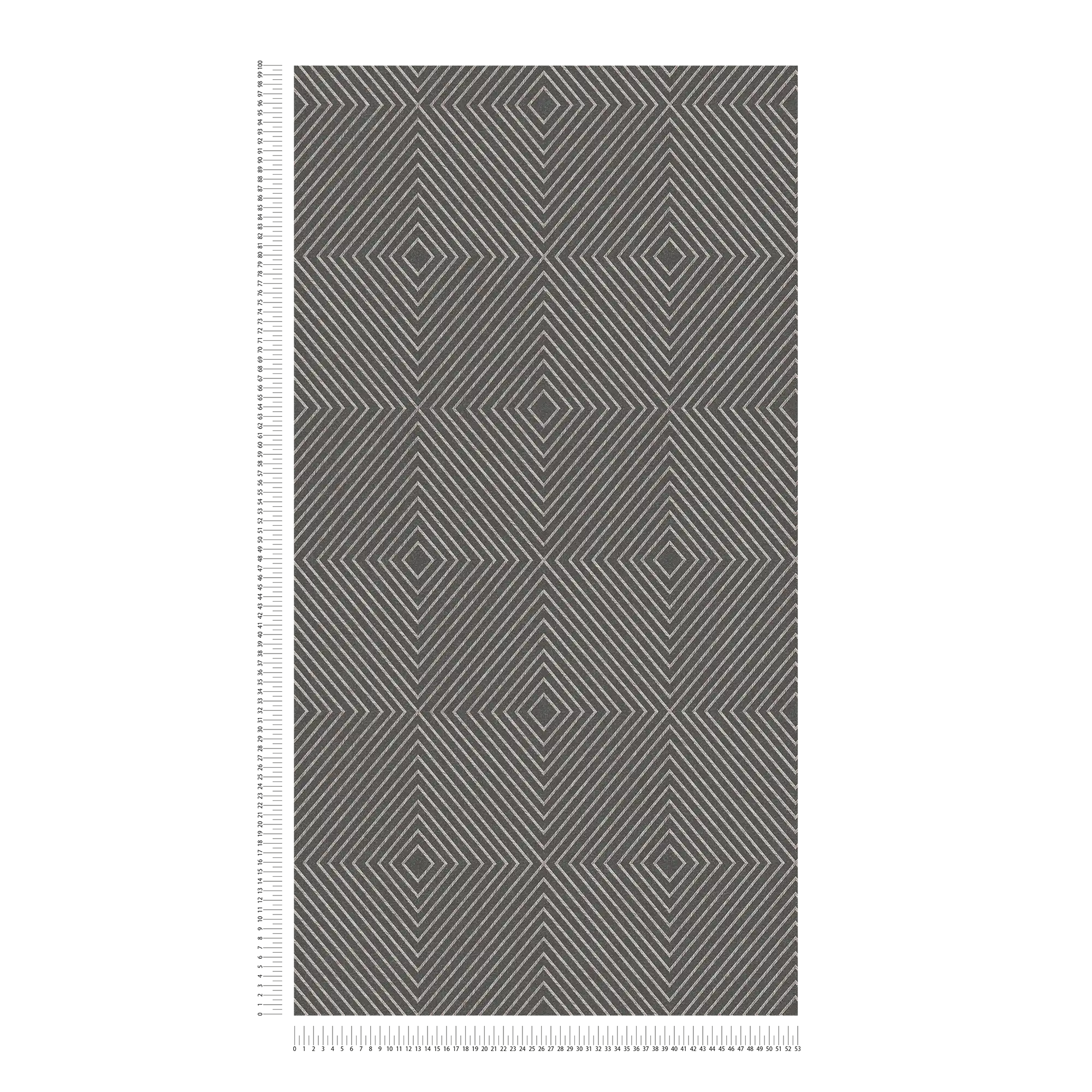             Tapete Grafik-Design, Scandinavian Style – Grau, Silber
        