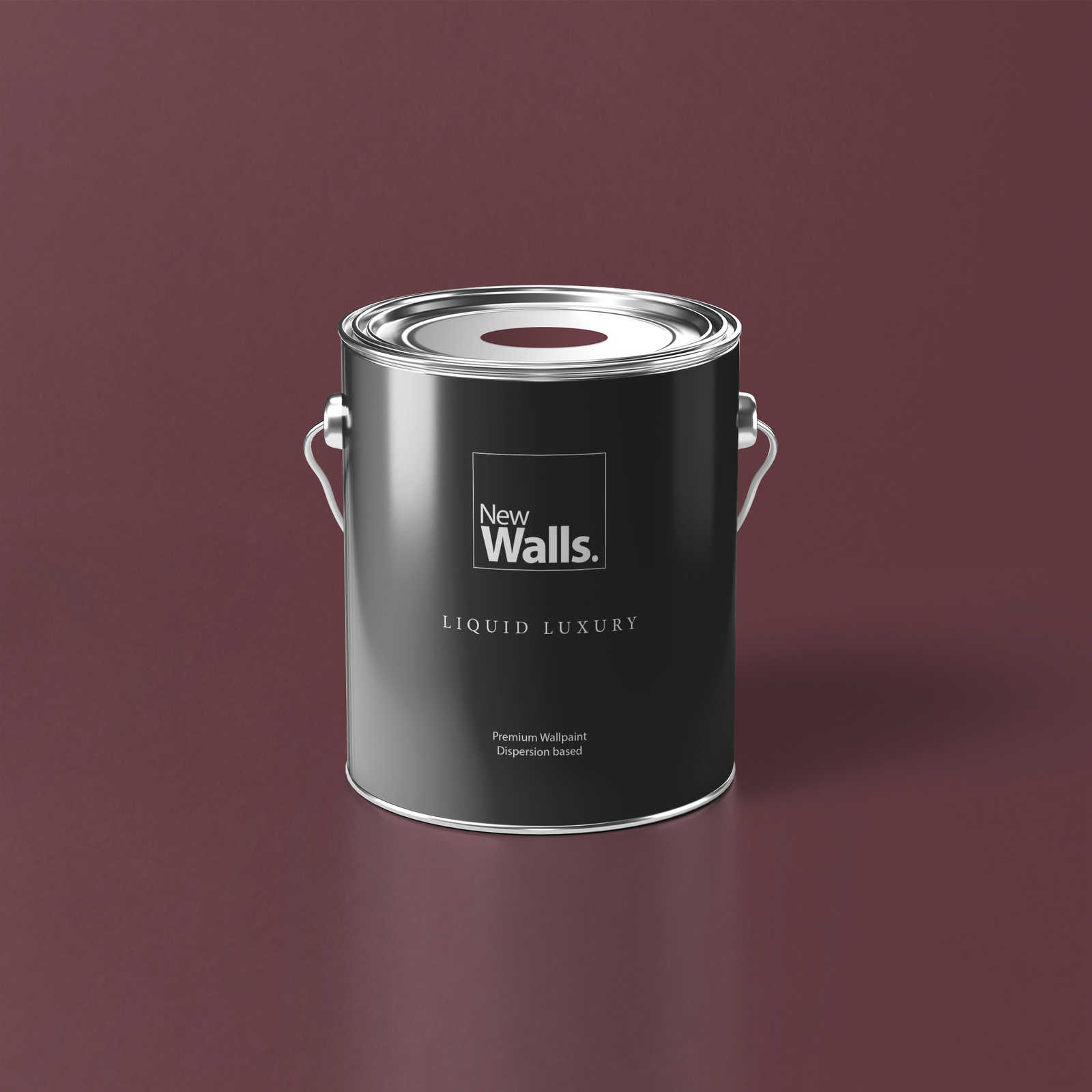 Premium Wandfarbe prachtvolles Bordeauxrot »Beautiful Berry« NW213 – 5 Liter
