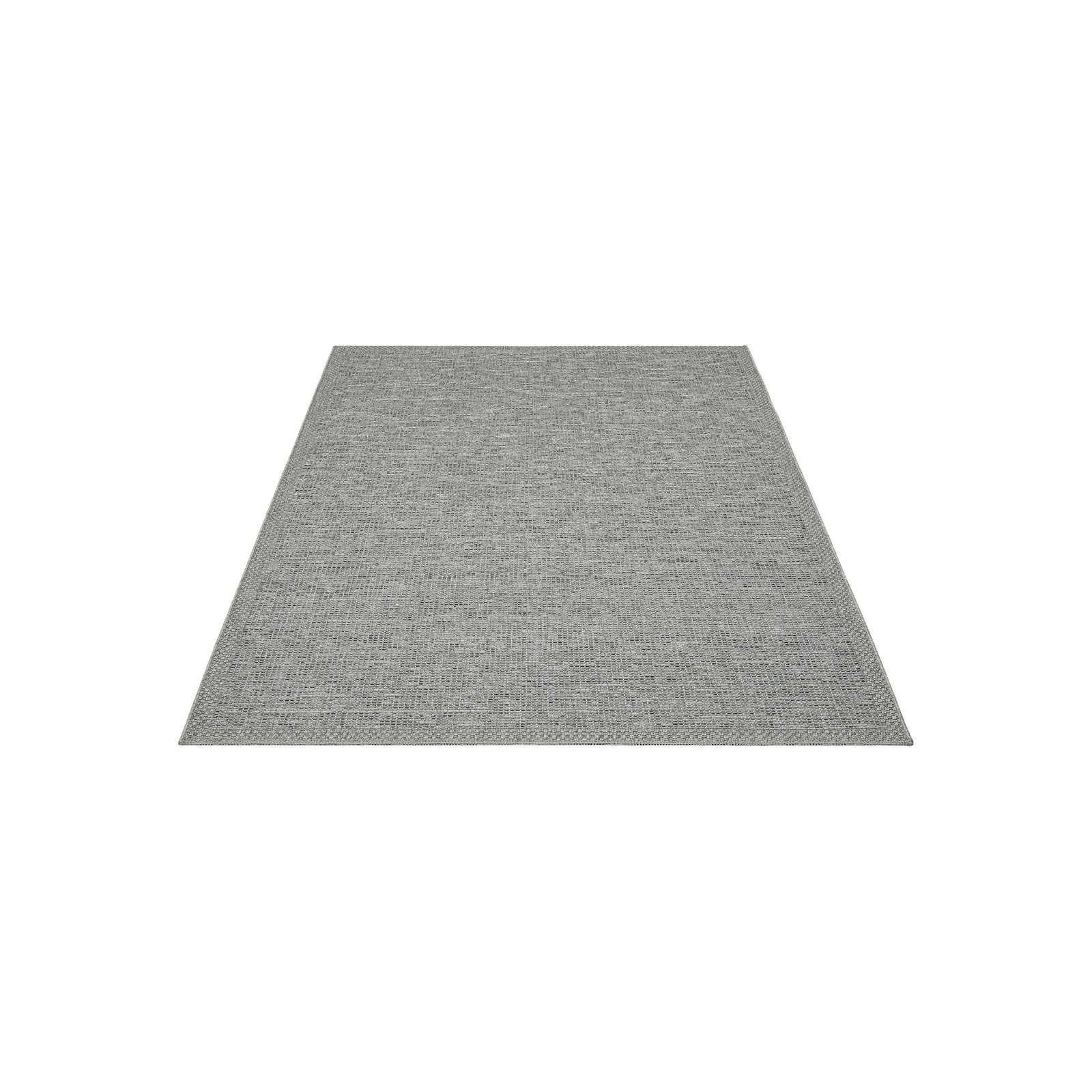 Schlichter Outdoor Teppich in Grau – 200 x 140 cm
