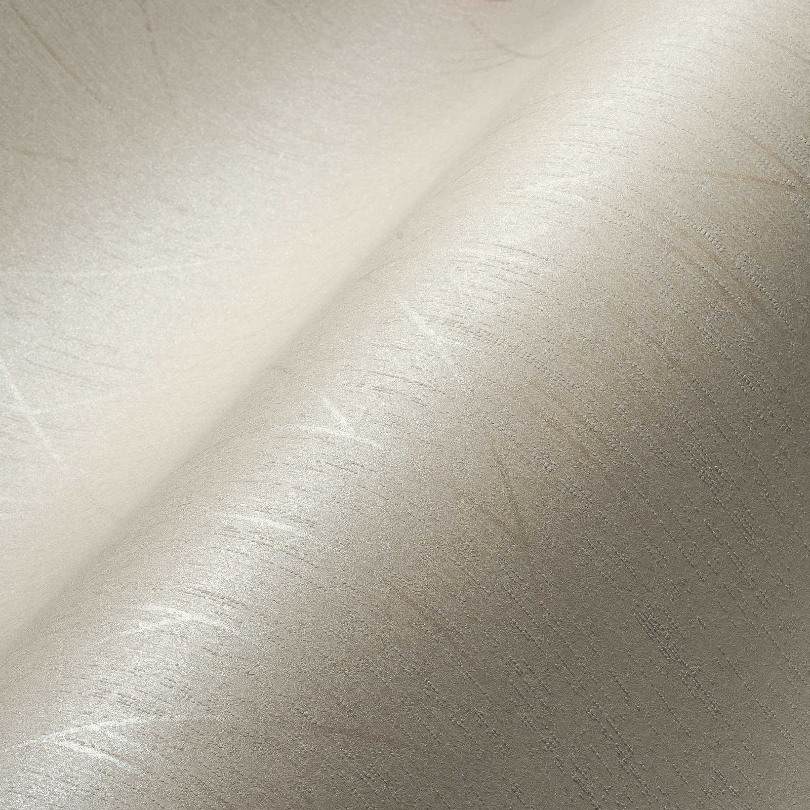             Vliestapete mit schimmerndem Glanz-Effekt & Grafik-Muster – Weiß
        