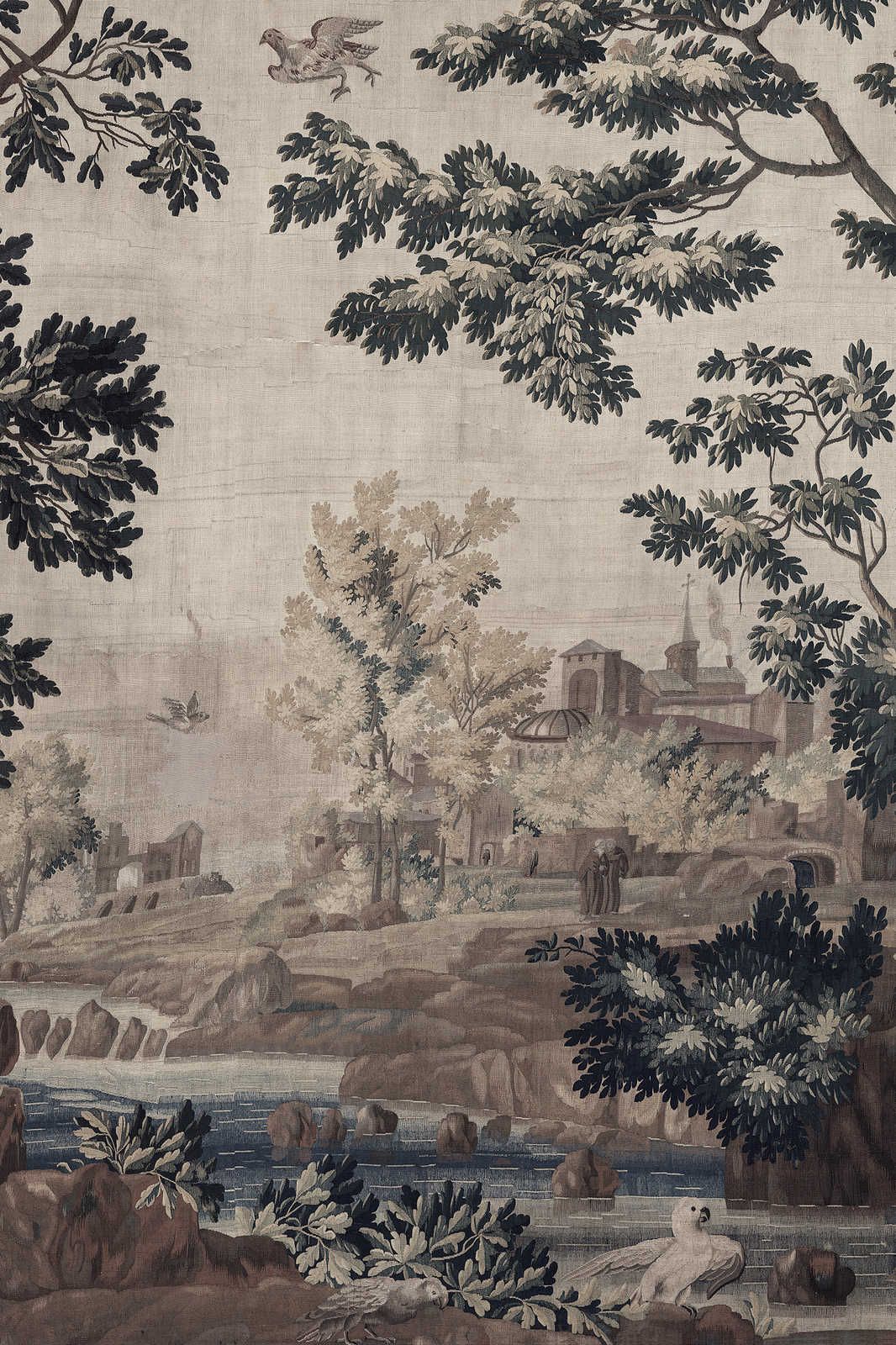             Gobelin Gallery 1 - Landschaft Leinwandbild historischer Wandteppich – 0,90 m x 0,60 m
        