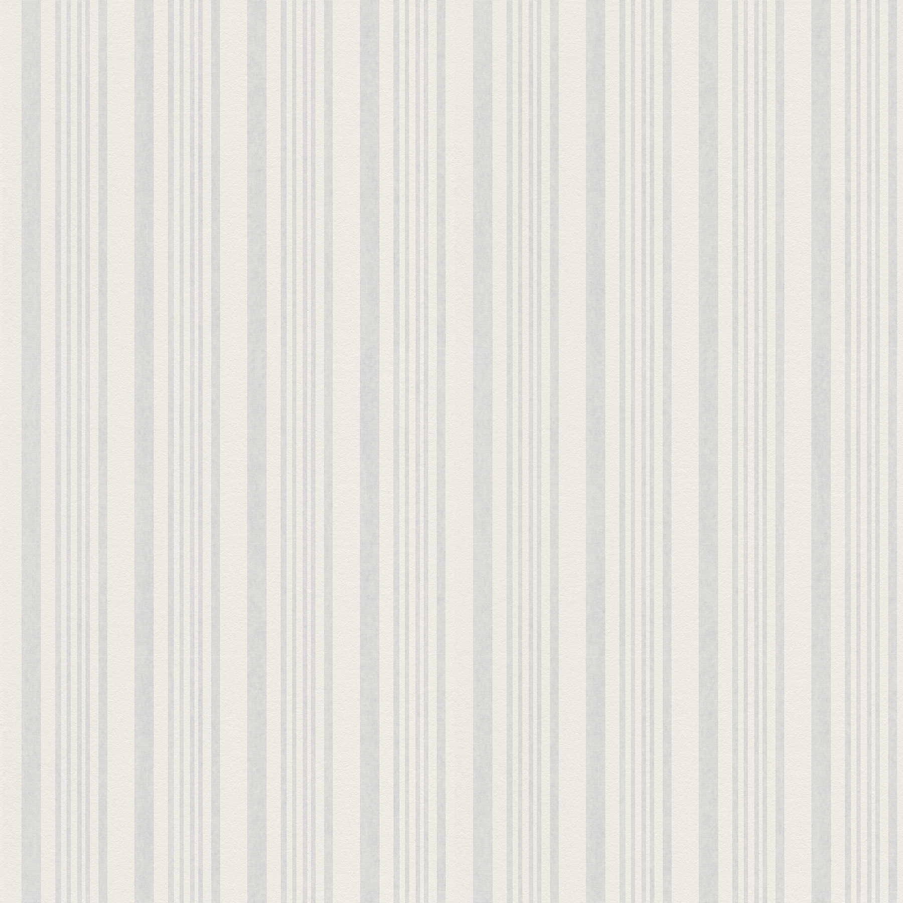 Überstreichbare Vliestapete mit Linienmuster & Struktureffekt – Weiß
