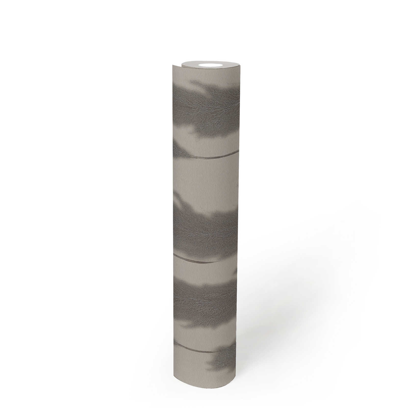             Naturdesign Tapete Pampasgras Muster – Grau, Weiß
        