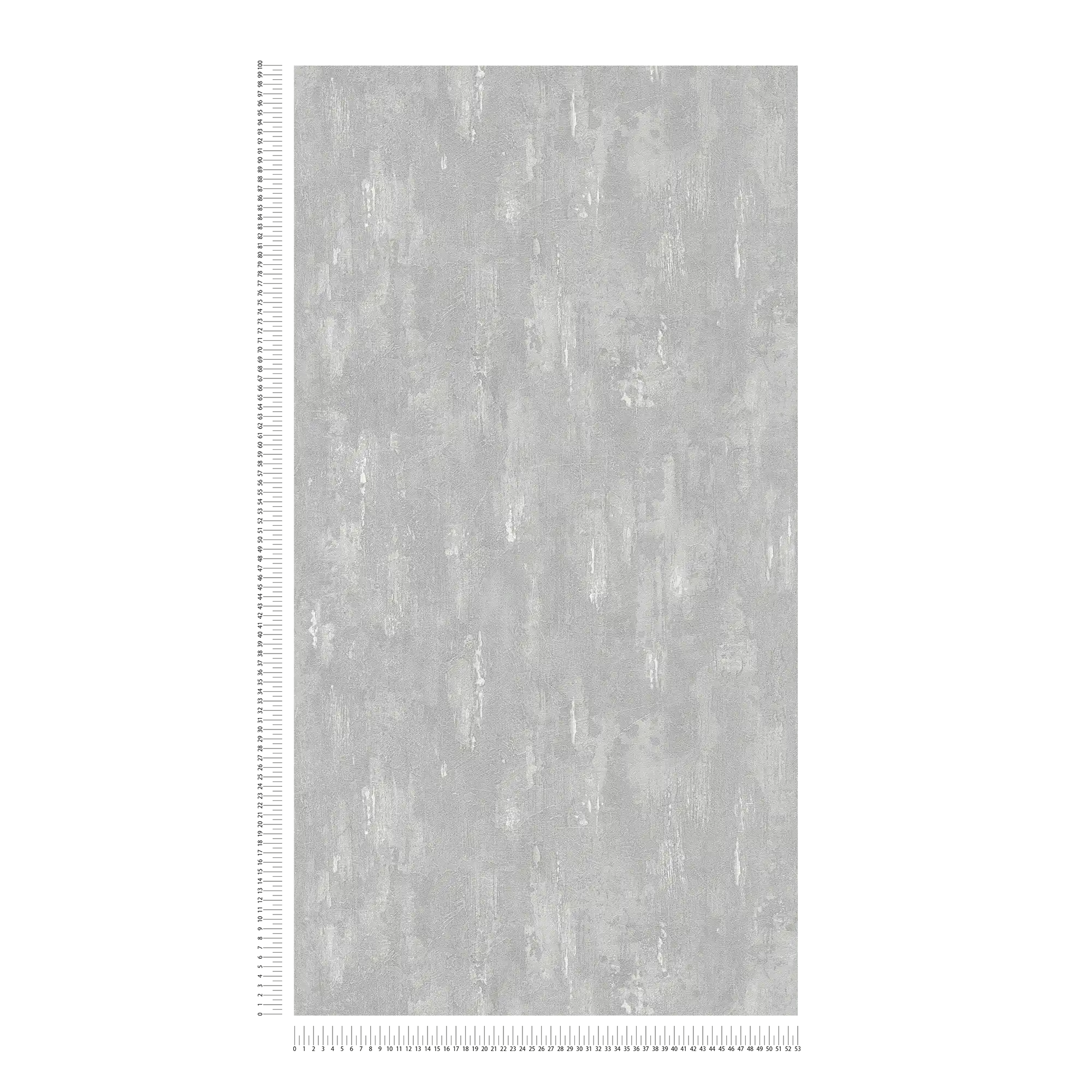             Tapete mit Putz-Struktur, Betonoptik und Farbverlauf – Grau
        