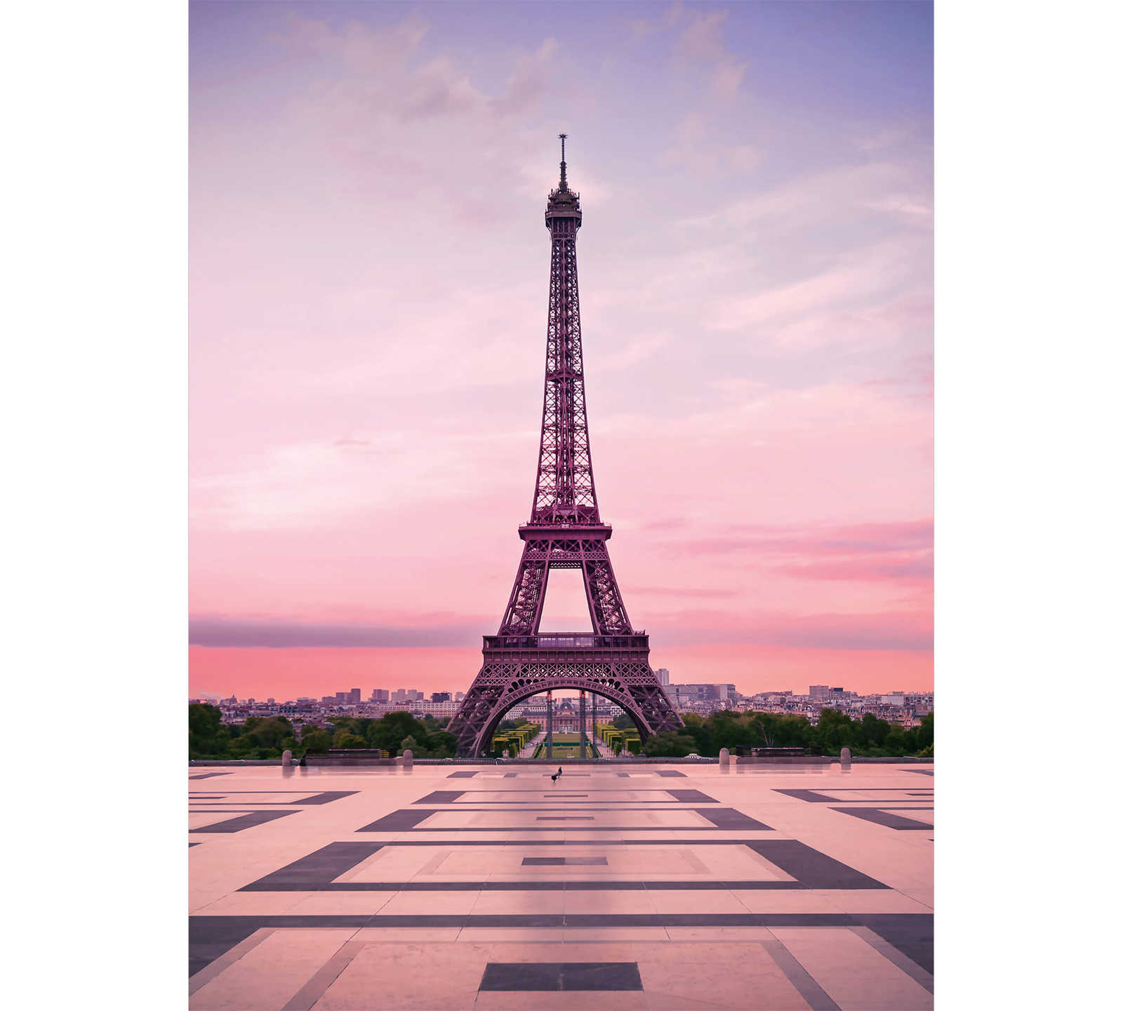         Eiffelturm Fototapete Paris bei Sonnenuntergang
    