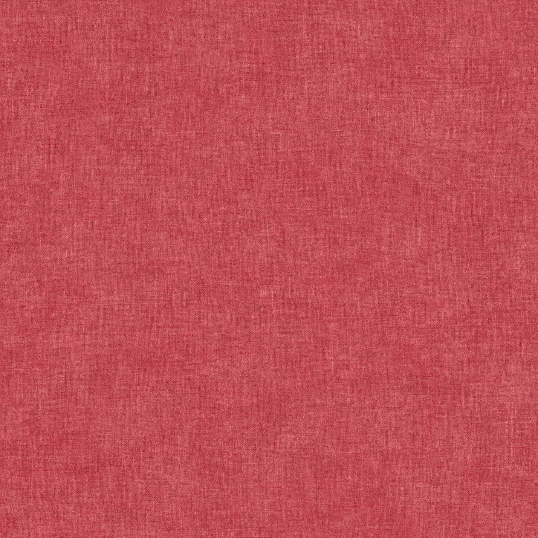 Rote Tapete einfarbig Himbeerrot meliert mit seidenmatt Glanz
