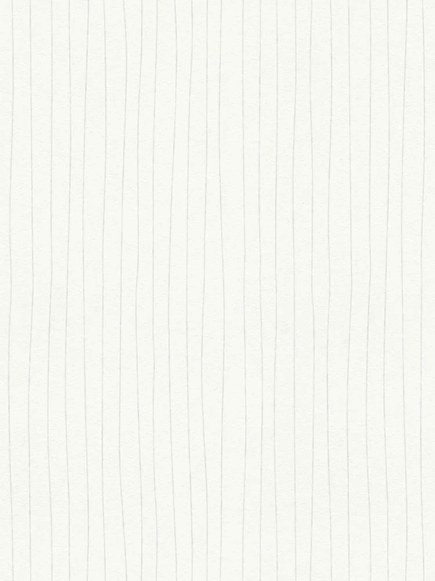         Überstreichbare Tapete mit vertikalem Liniendesign – Weiß
    