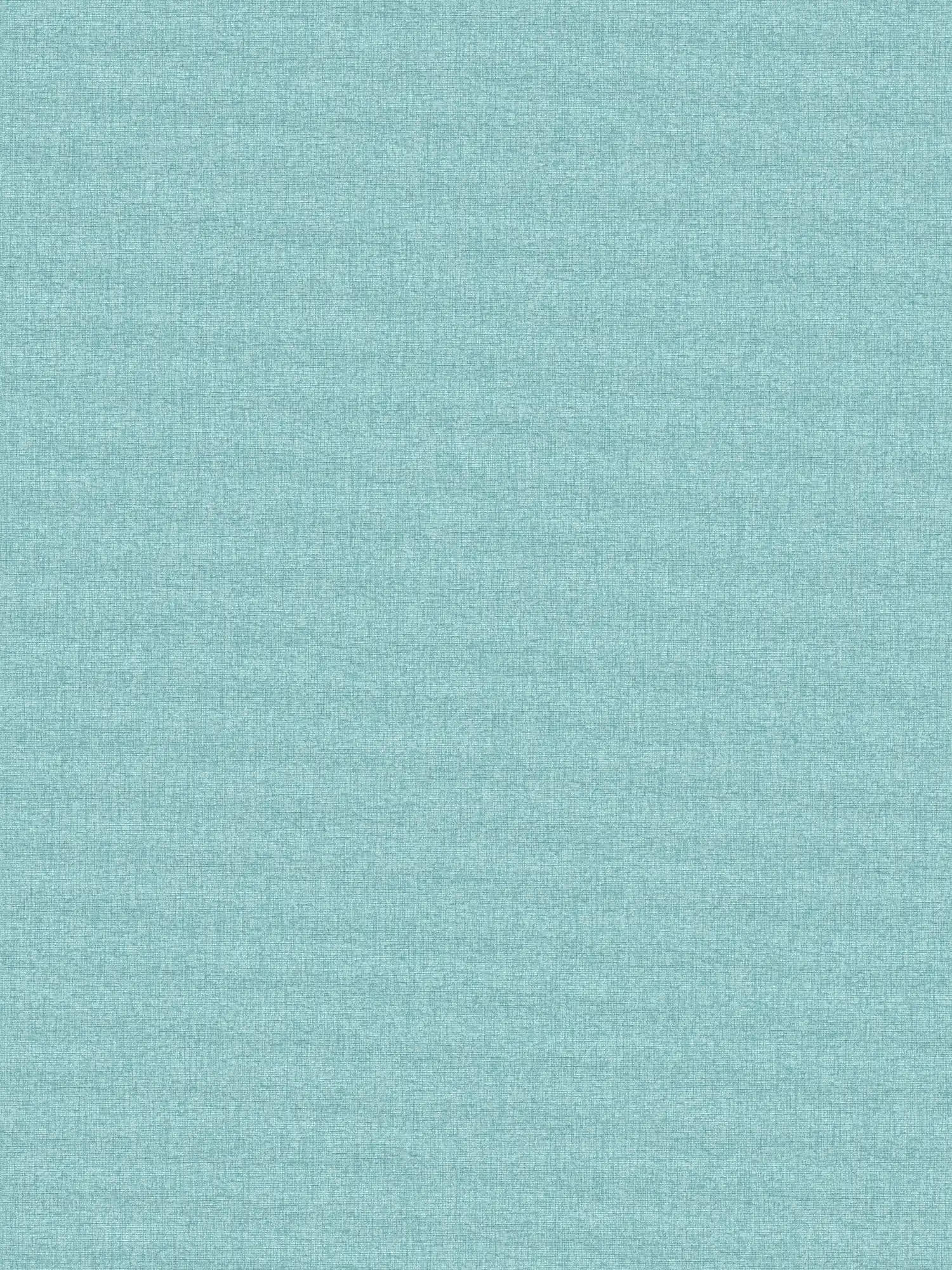 Einfarbige Vliestapete in Gewebe-Optik mit leichter Struktur, matt – Türkis, Blau, Hellblau

