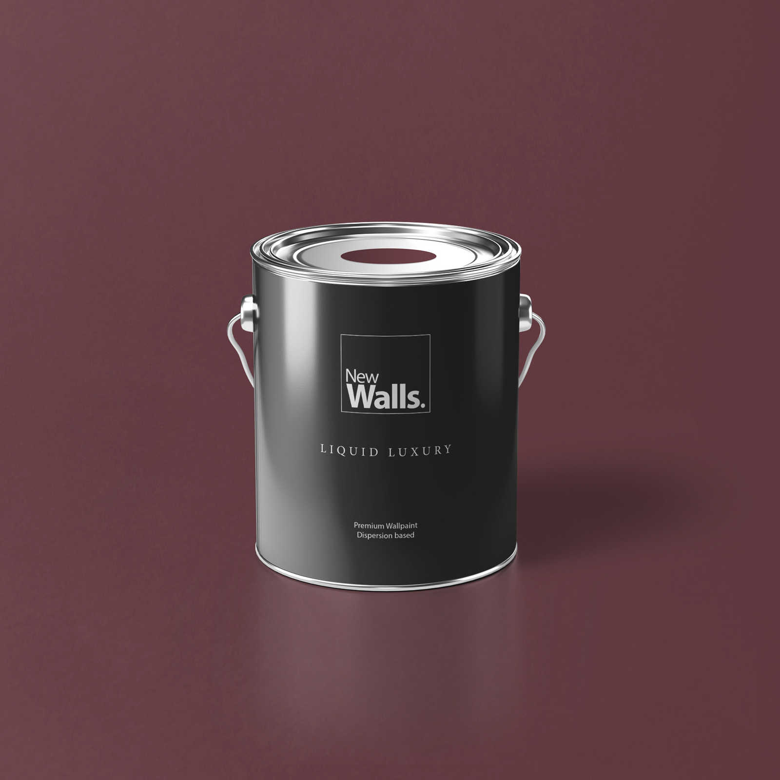 Premium Wandfarbe prachtvolles Bordeauxrot »Beautiful Berry« NW213 – 2,5 Liter
