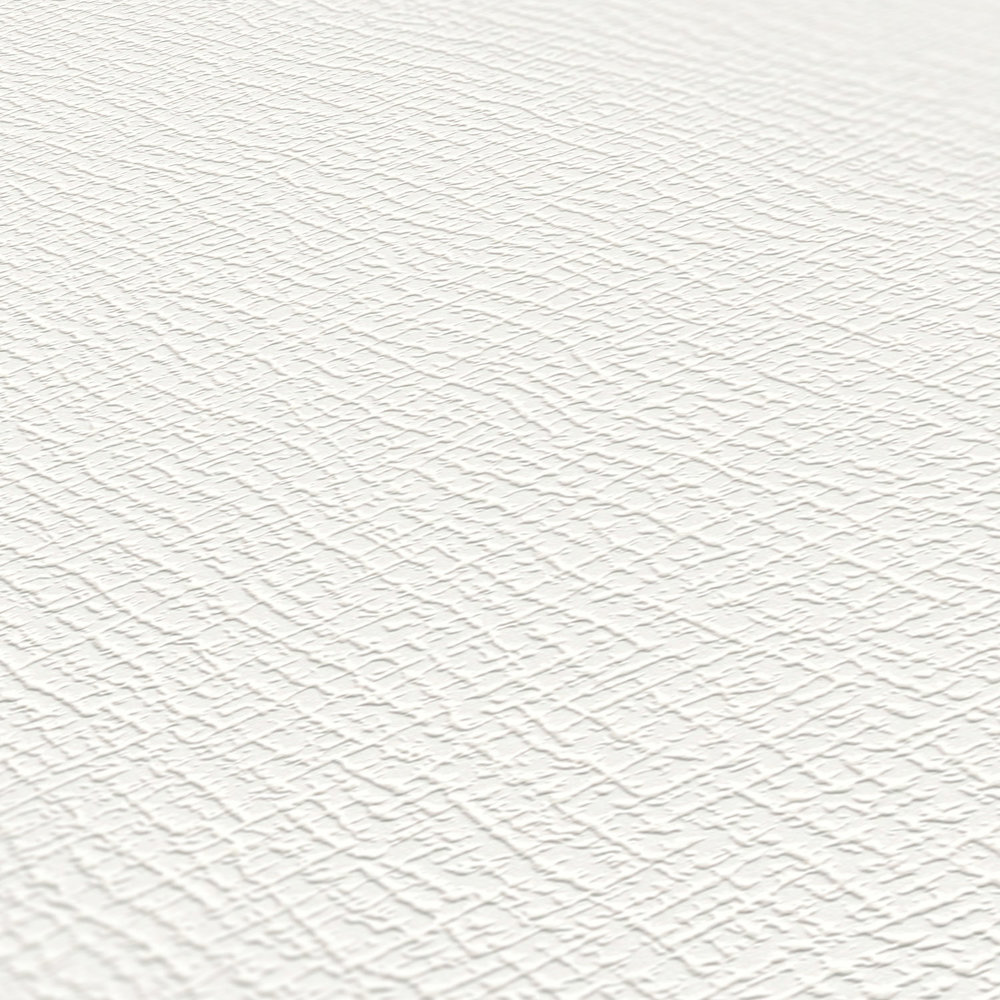             Überstreichbare Tapete mit Struktur – Weiß
        