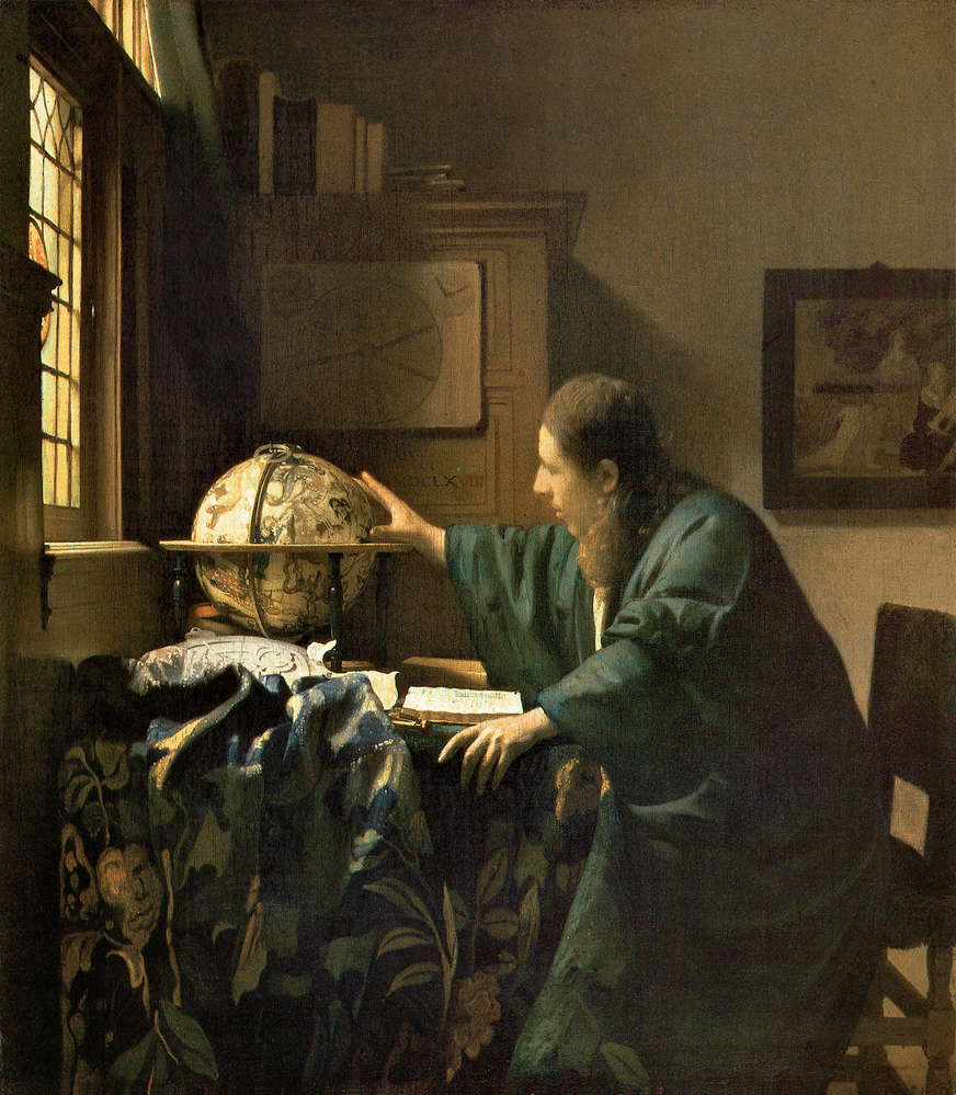             Fototapete "Der Astronom" von Jan Vermeer
        