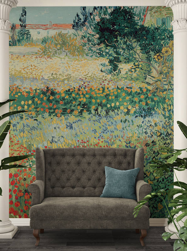            Fototapete "Blühender Garten mit Pfad" von Vincent van Gogh
        