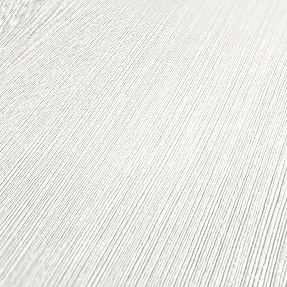             Vliestapete mit Textureffekt, einfarbig & matt Weiß
        