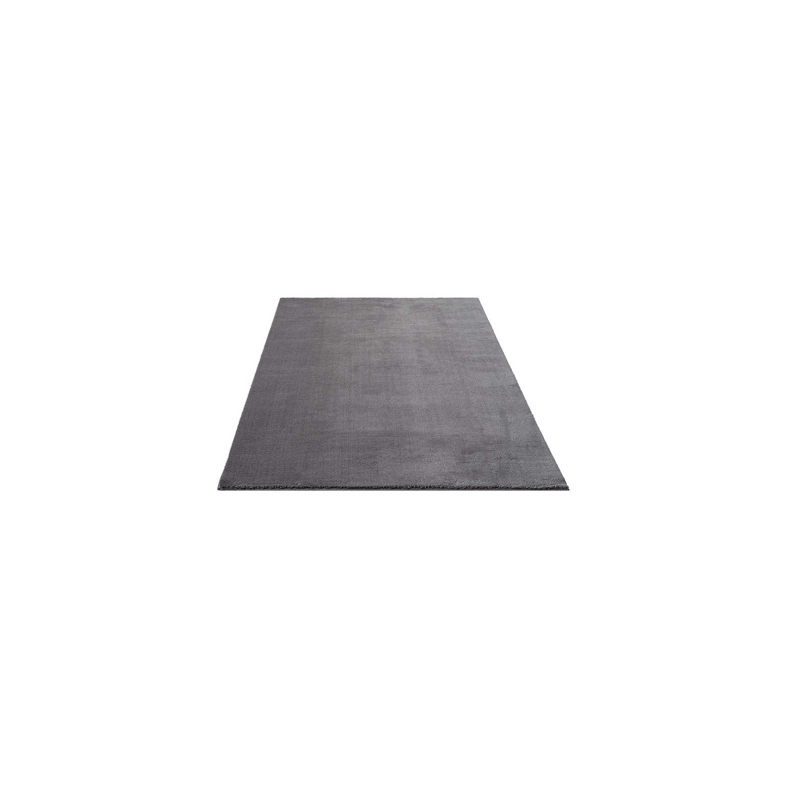 Flauschiger Hochflor Teppich in Anthrazit – 150 x 80 cm
