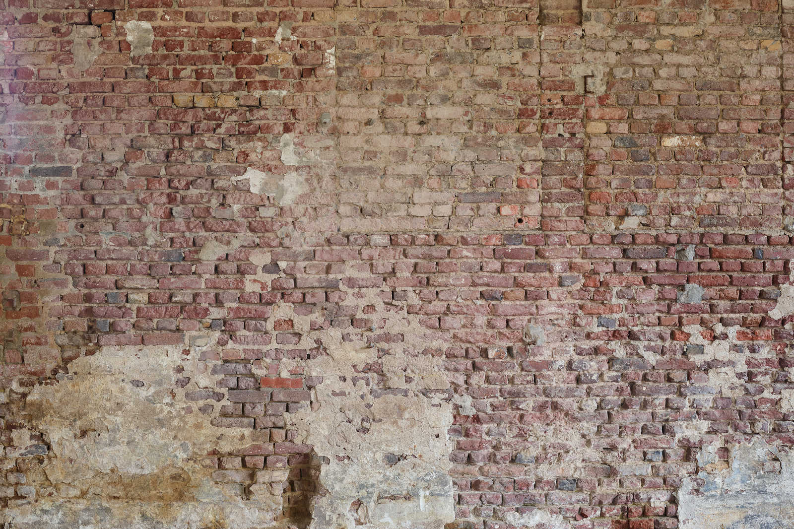             Leinwandbild mit Ziegelsteinwand im Vintagestil – 0,90 m x 0,60 m
        